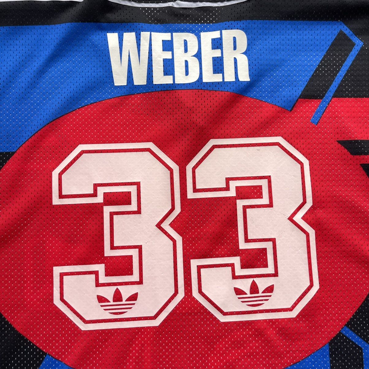NHL ZSC Lions #33 Christian Weber 1992/1994 Away Jersey Vintage Size US XL / EU 56 / 4 - 11 Thumbnail
