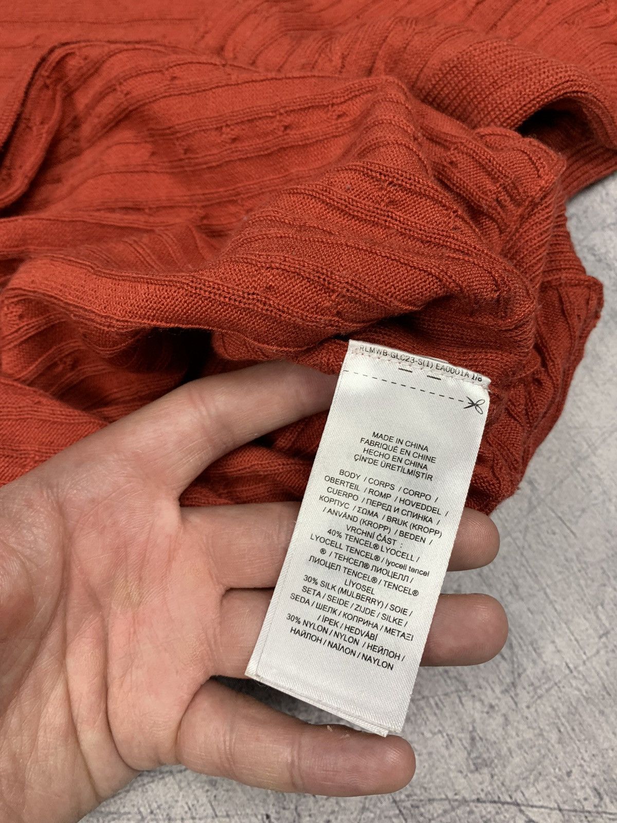 Lauren Ralph Lauren Lauren Ralph Lauren Knit Sweater Size M Orange Long Sleeve Size M / US 6-8 / IT 42-44 - 9 Thumbnail