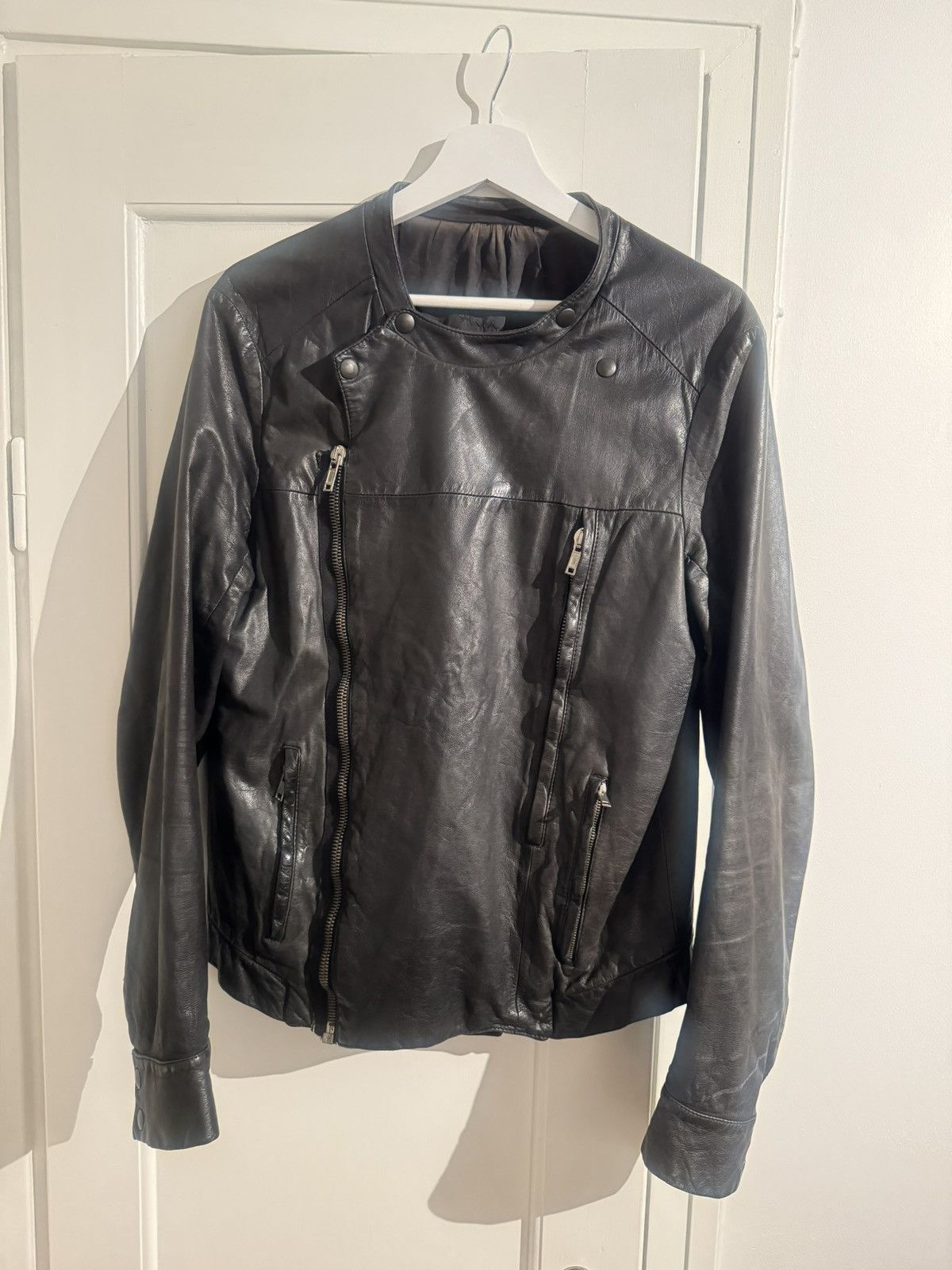 Rick Owens FW05 Buffalo Leather Jacket Size US L / EU 52-54 / 3 - 4 Thumbnail