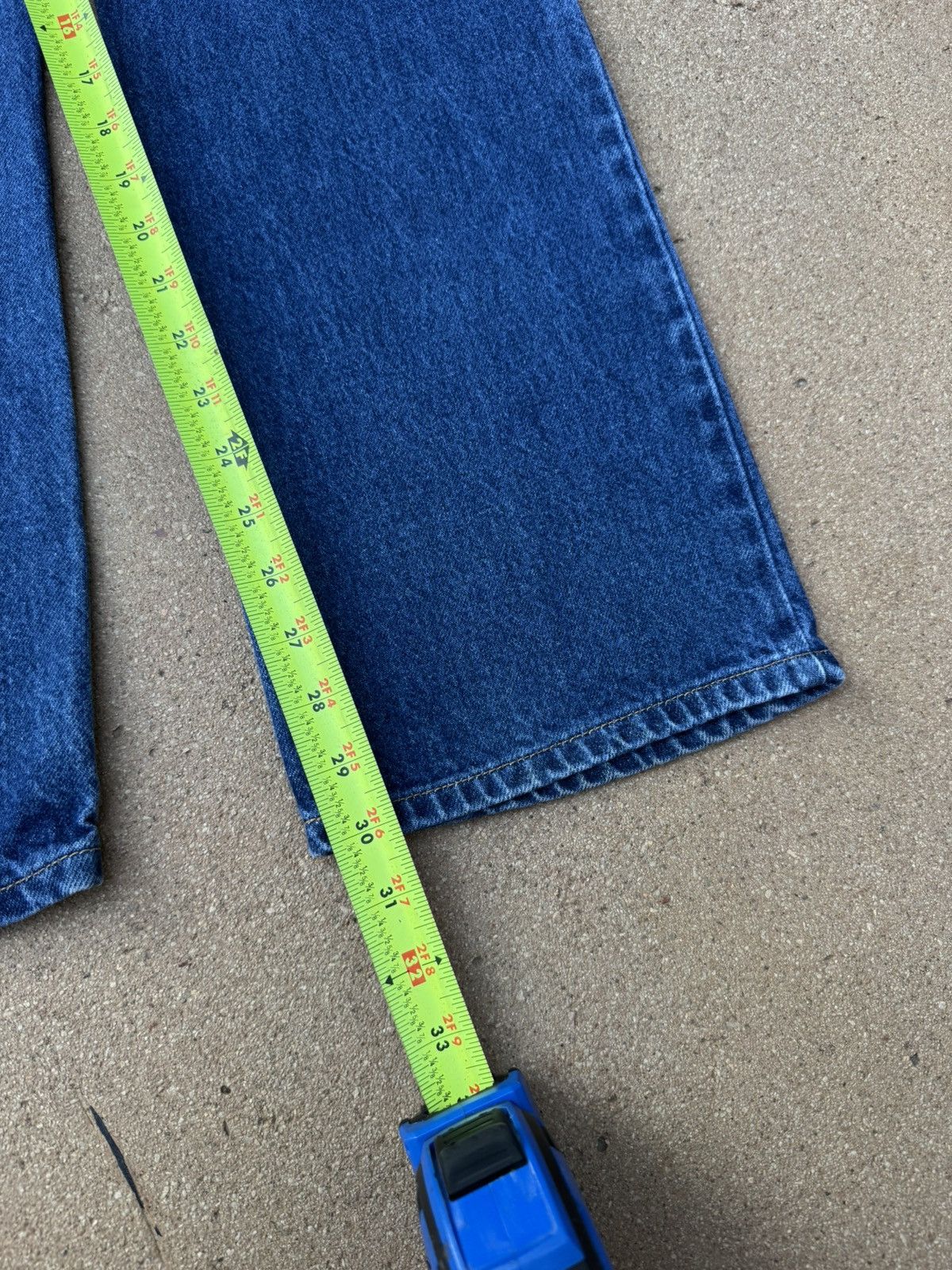 Levi's Vtg 90s Levis 517 Orange Tab Bootcut Flare Faded Jeans 31x30 Size US 31 - 10 Thumbnail