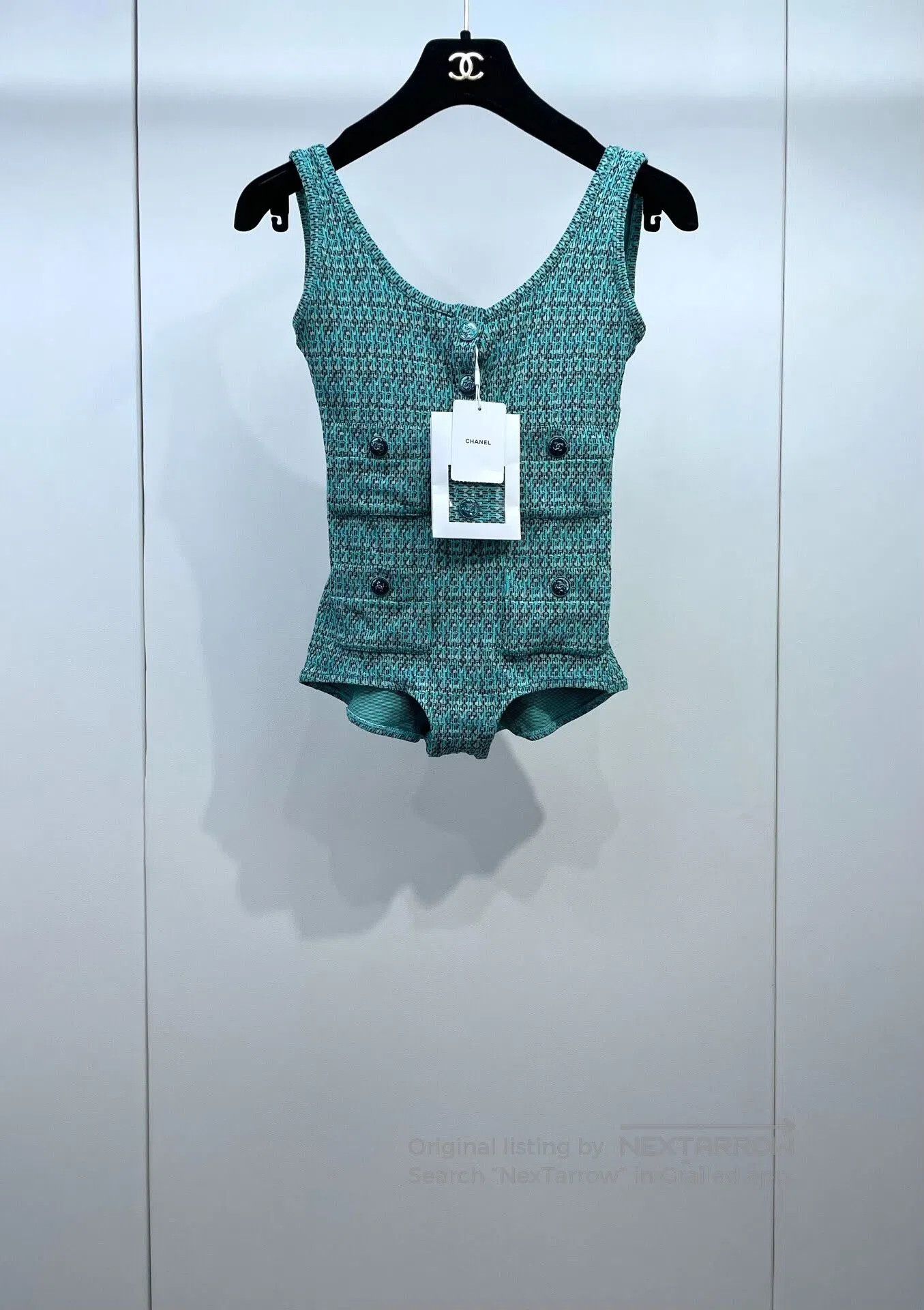 Chanel Chanel 25C Jennie Backless Swimsuit. Size S / US 4 / IT 40 - 1 Thumbnail