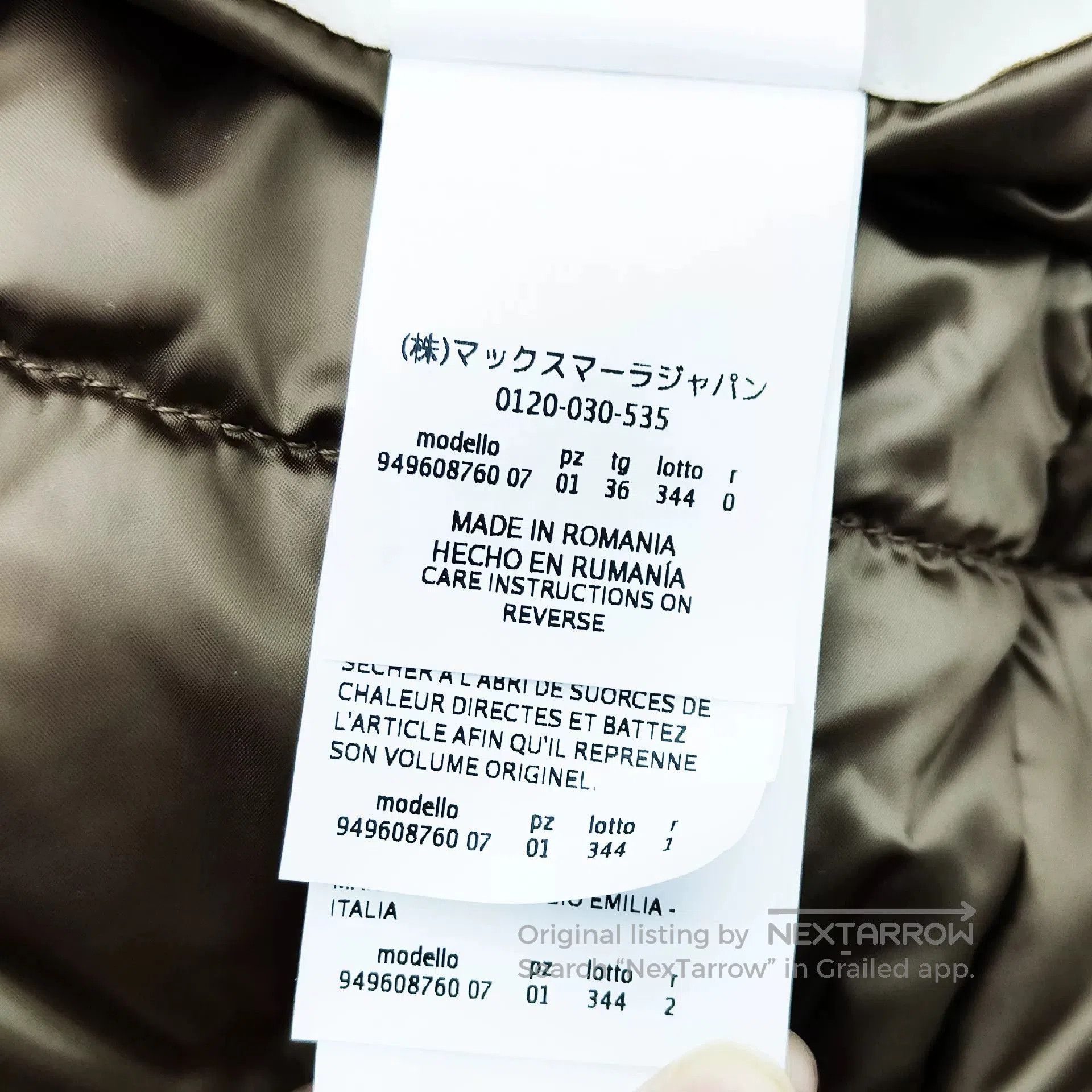 Other maxmara long puffer coat with fox fur collar. Size US S / EU 44-46 / 1 - 5 Thumbnail