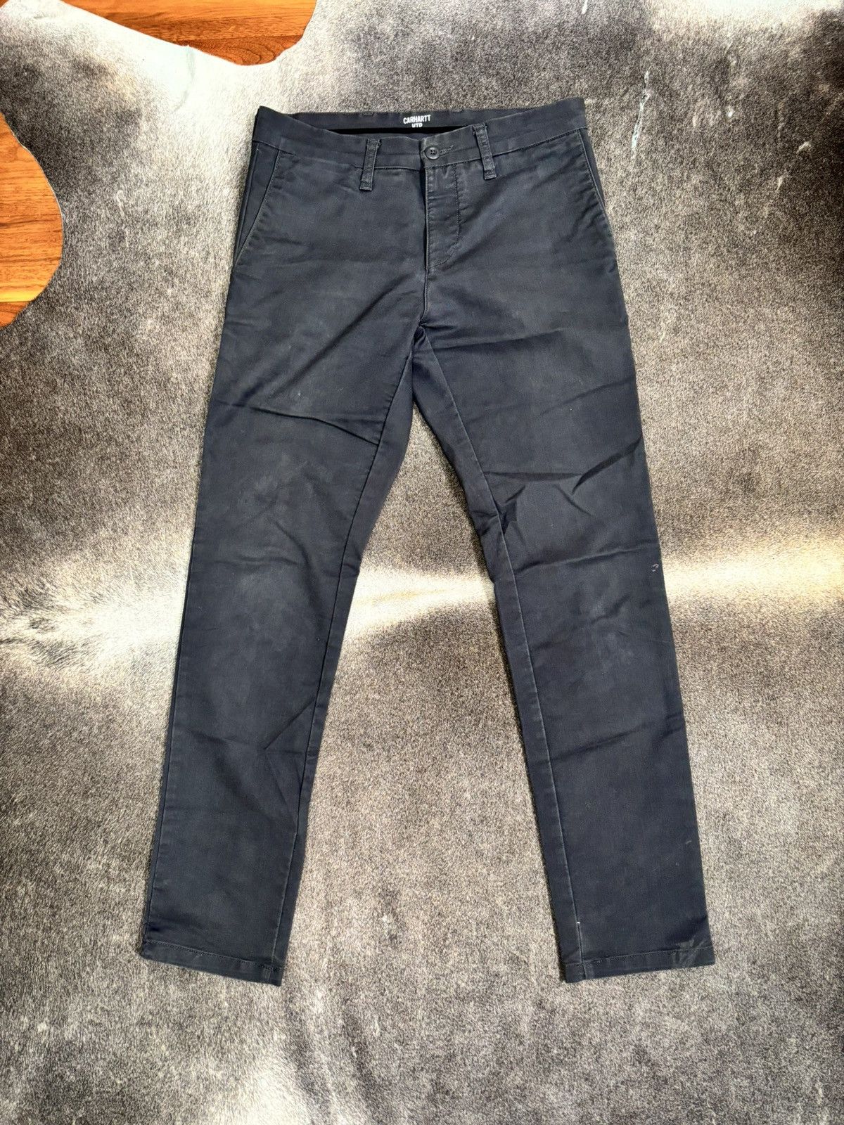 Grey Carhartt Work in Progress WIP Sid Pants Size 31 x 32