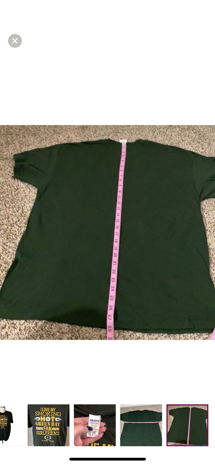 Gildan Gildan large Green Bay packer girlfriend tee Size US L / EU 52-54 / 3 - 2 Thumbnail