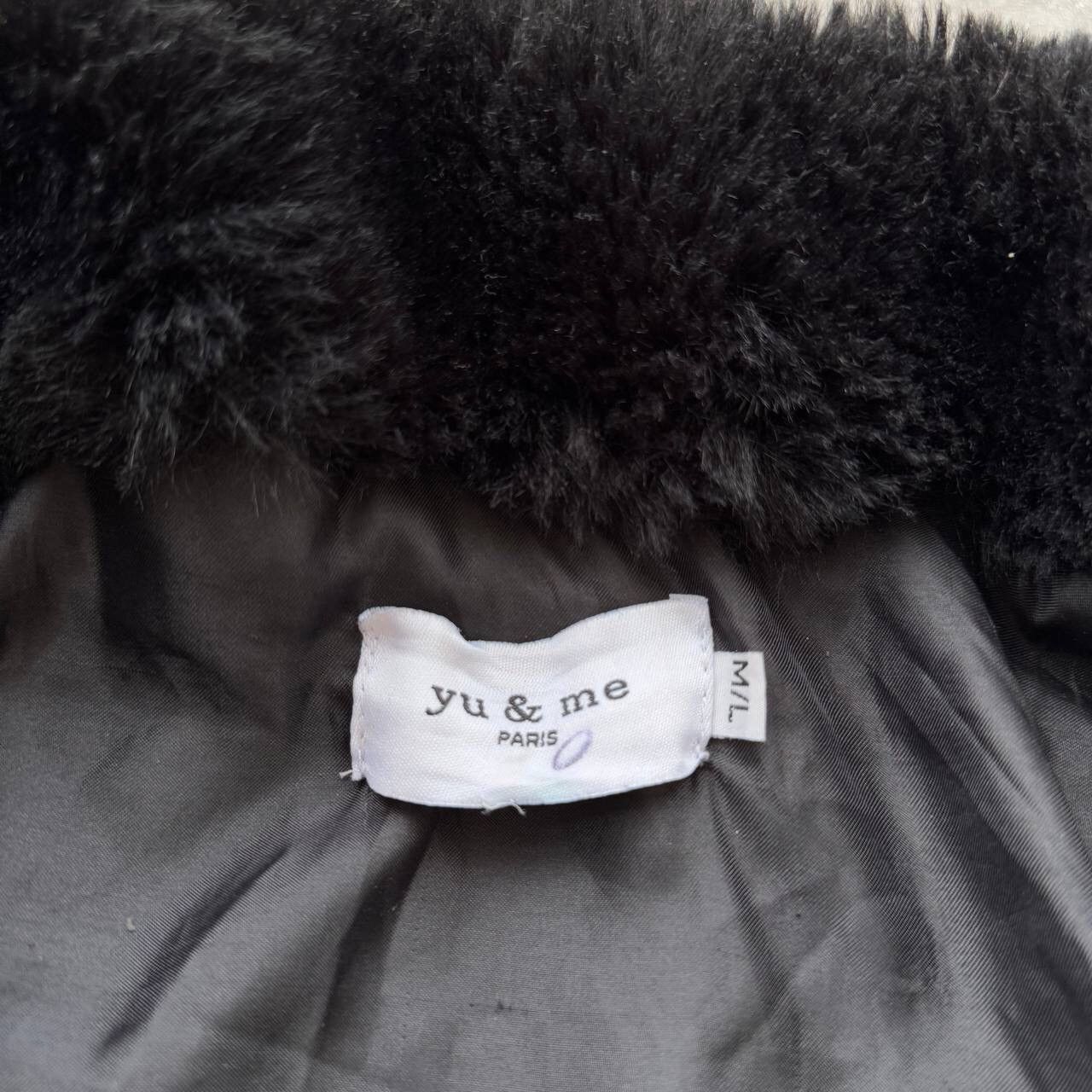 Hysteric Glamour × Japanese Brand Amazing Paris Vintage Y2K Sexy Black Faux Fur Vest Jacket Size M / US 6-8 / IT 42-44 - 8 Thumbnail