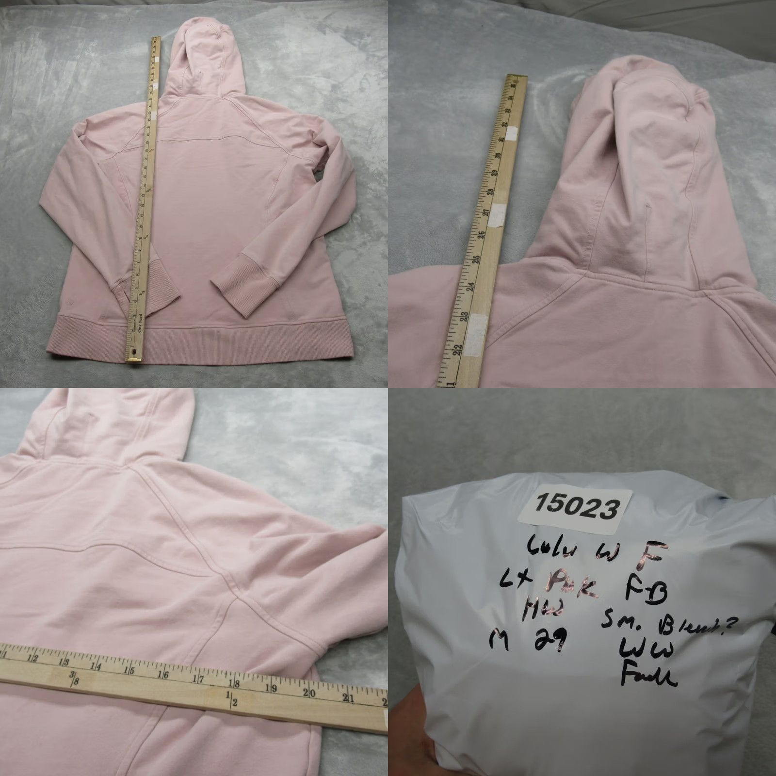 Lululemon Lululemon Hoodie Women 12 Pink Pullover Fleece Heavyweight Athleisure Logo Hooded Long Sleeve Size XL / US 12-14 / IT 48-50 - 8 Thumbnail