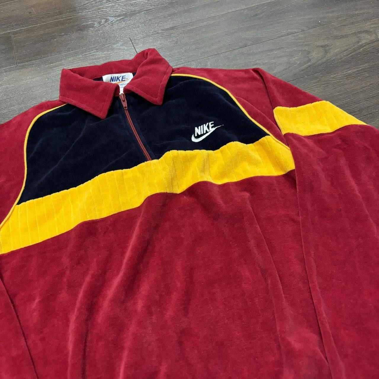Nike vintage nike sportswear quarter zip collared sweatshirt 70s Size US M / EU 48-50 / 2 - 1 Thumbnail
