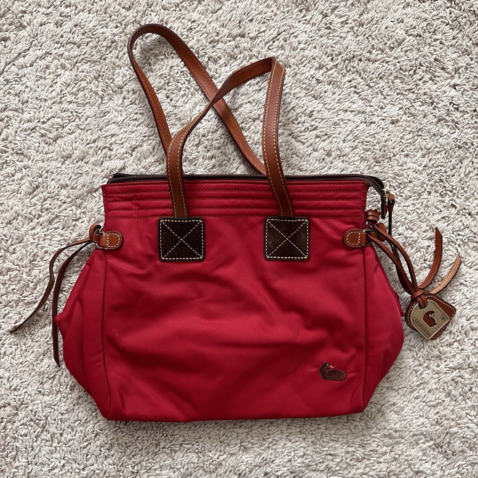 Dooney & Bourke Dooney & Bourke Vintage Betty Tote Satchel w/Leather Accent Size ONE SIZE - 1 Thumbnail