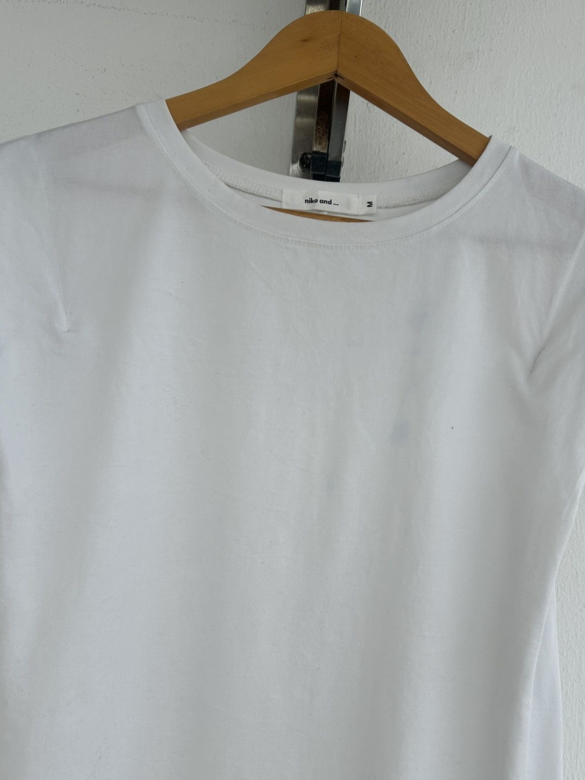 Issey Miyake Niko And Vintage Tank Top White Plain Size US M / EU 48-50 / 2 - 3 Thumbnail