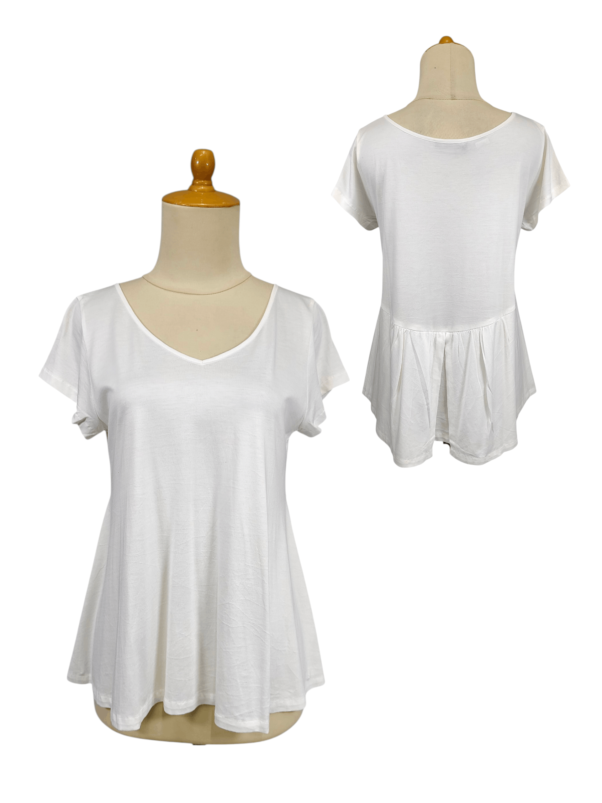 Tomorrowland Tomorrowland Collection 🇯🇵 Minimal Peplum Flare Hem Top Size M / US 6-8 / IT 42-44 - 1 Thumbnail