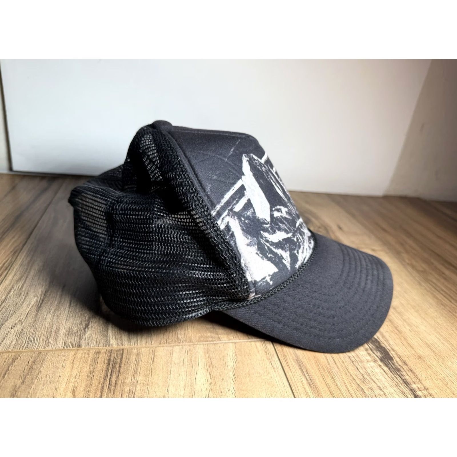 Patagonia Patagonia Fitz Roy Mountain Trucker Hat Black Snapback Cap Adjustable Adult Outdoor Size ONE SIZE - 3 Thumbnail