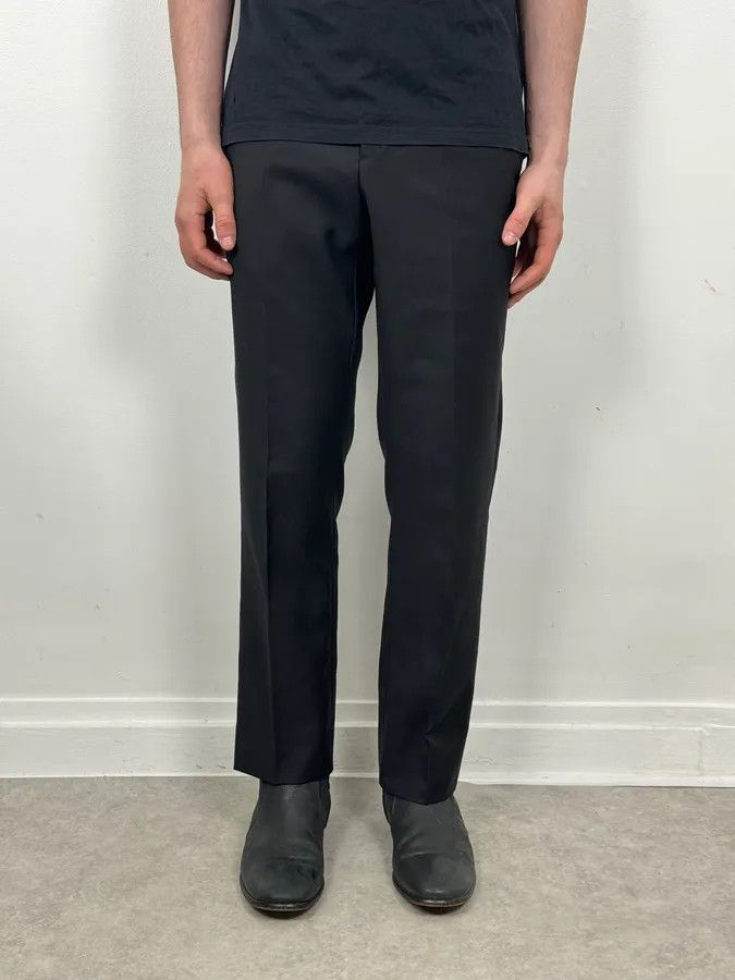 Dior Dior Uniform Black Wool Classy Tailored Pants Size US 30 / EU 46 - 2 Thumbnail