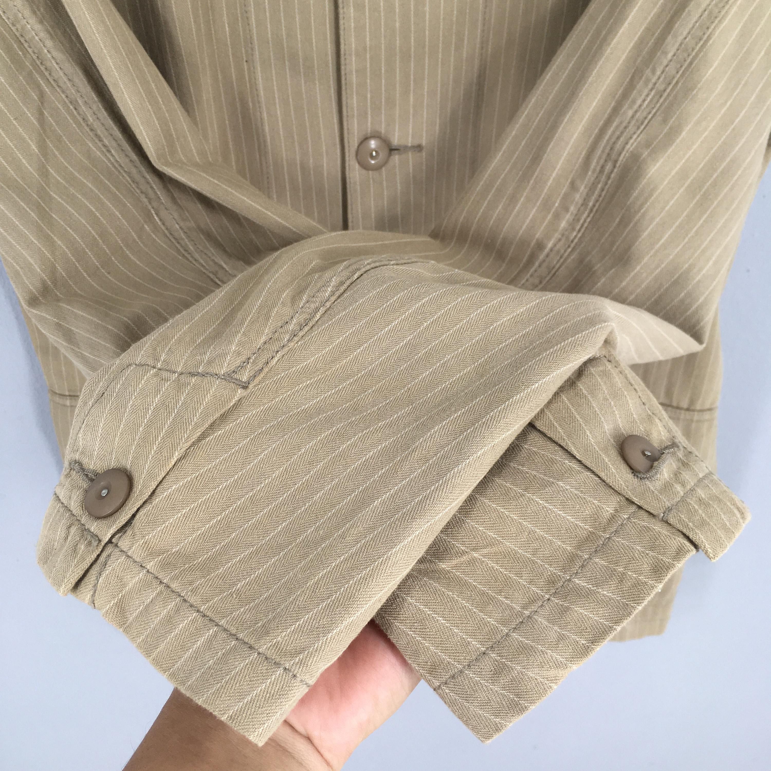 Japanese Brand Vintage 90's Ships Japan Beige Workers Jacket Medium Size US M / EU 48-50 / 2 - 5 Thumbnail