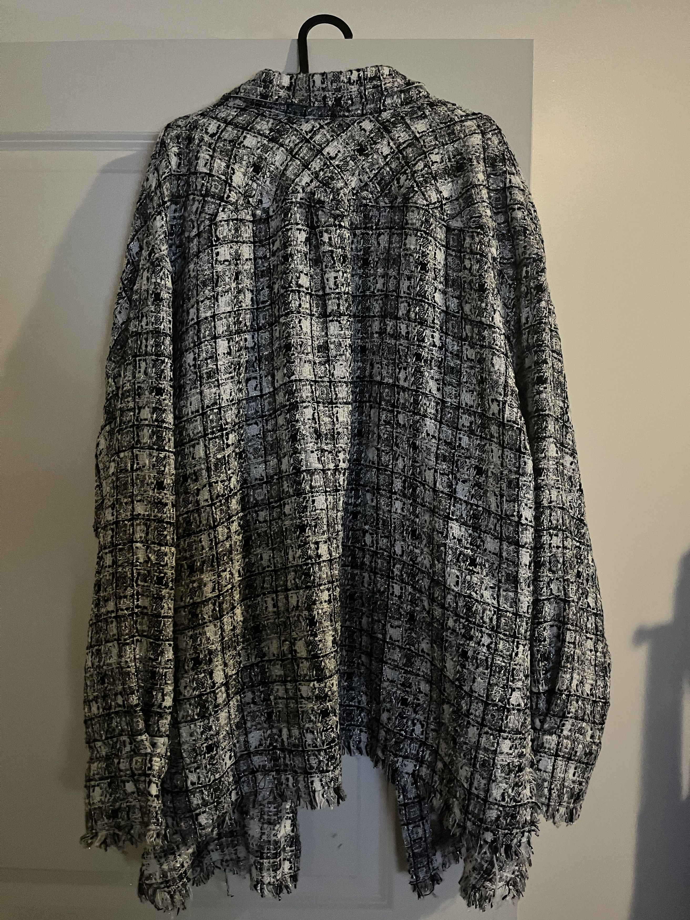 Faith Connexion Oversized Tweed Overshirt Size US S / EU 44-46 / 1 - 4 Thumbnail