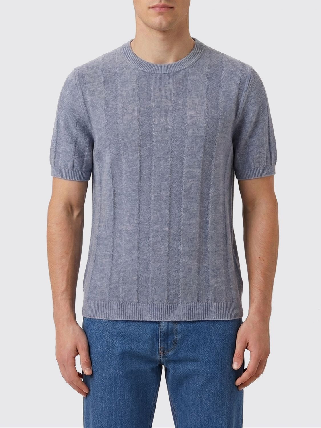 Brunello Cucinelli Brunello Cucinelli Sweater Men Dust Size US S / EU 44-46 / 1 - 1 Thumbnail