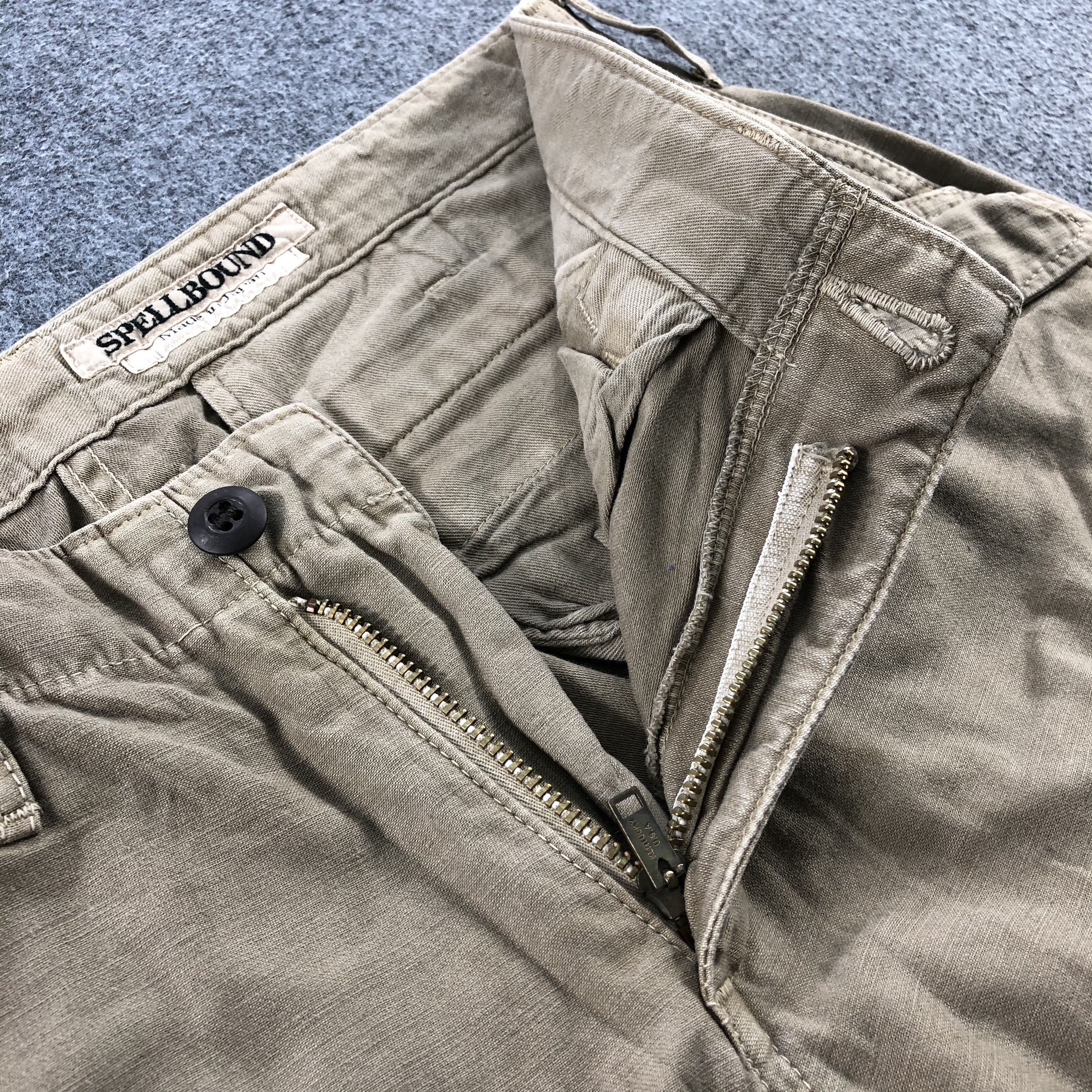 Japanese Brand Spellbound Cargo Pants Multi Pocket Tactical Pants Size US 30 / EU 46 - 6 Thumbnail