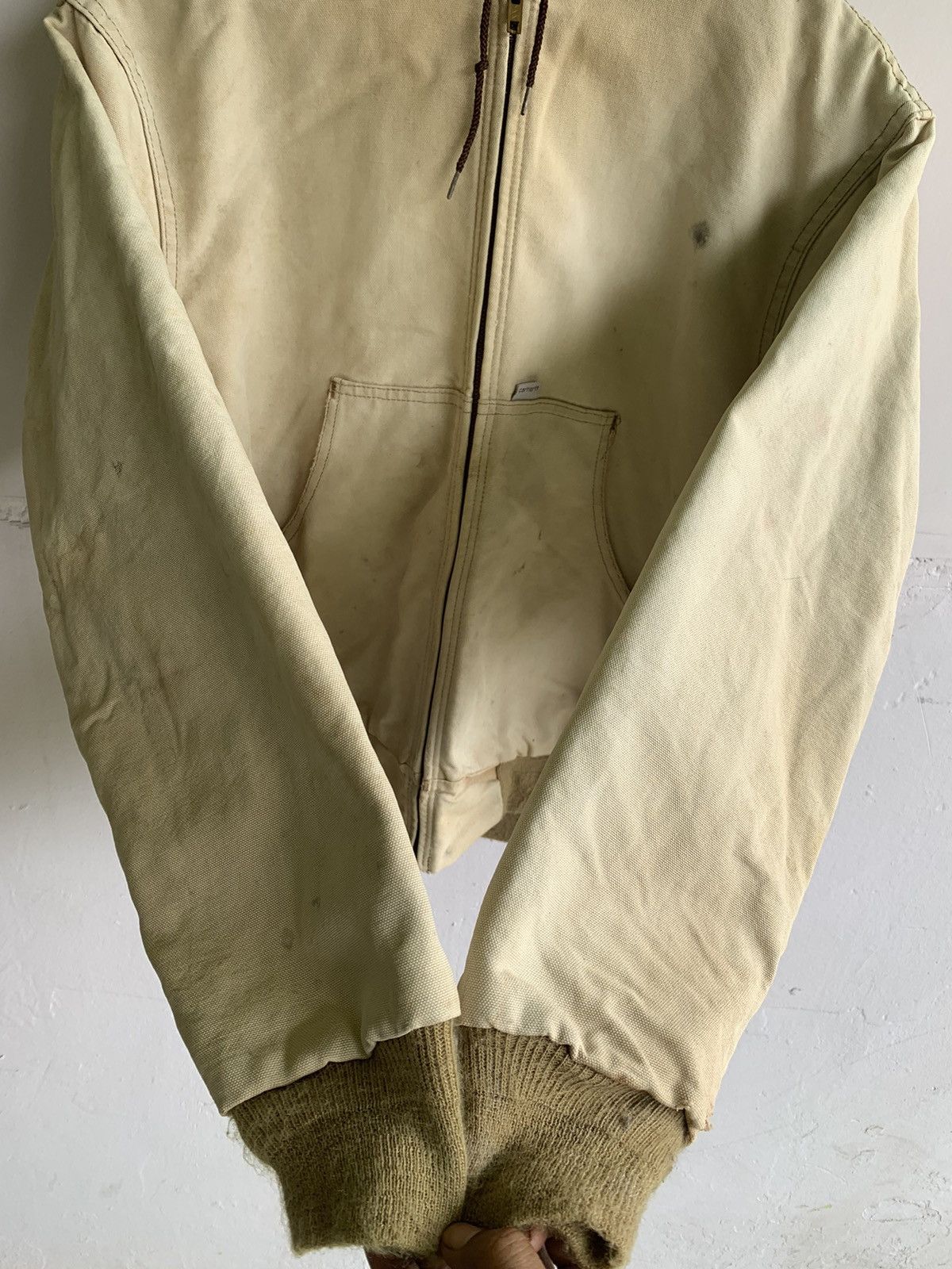 Carhartt 💥Vintage 80s Carhartt Sun Faded Canvas Jacket Size US L / EU 52-54 / 3 - 4 Thumbnail