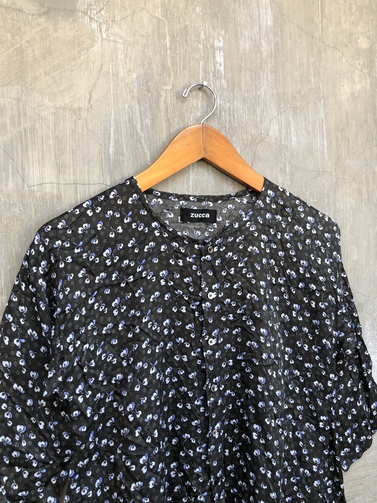 Issey Miyake Issey Miyake Zucca Flower Pattern Blouse Size M / US 6-8 / IT 42-44 - 2 Thumbnail