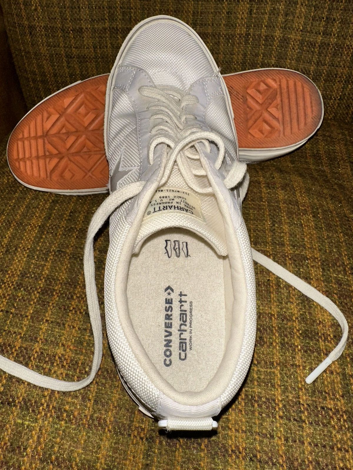 Carhartt × Converse Converse One Star x Carhartt Ox WIP Streetwear Grail Size US 9.5 / EU 42-43 - 5 Thumbnail