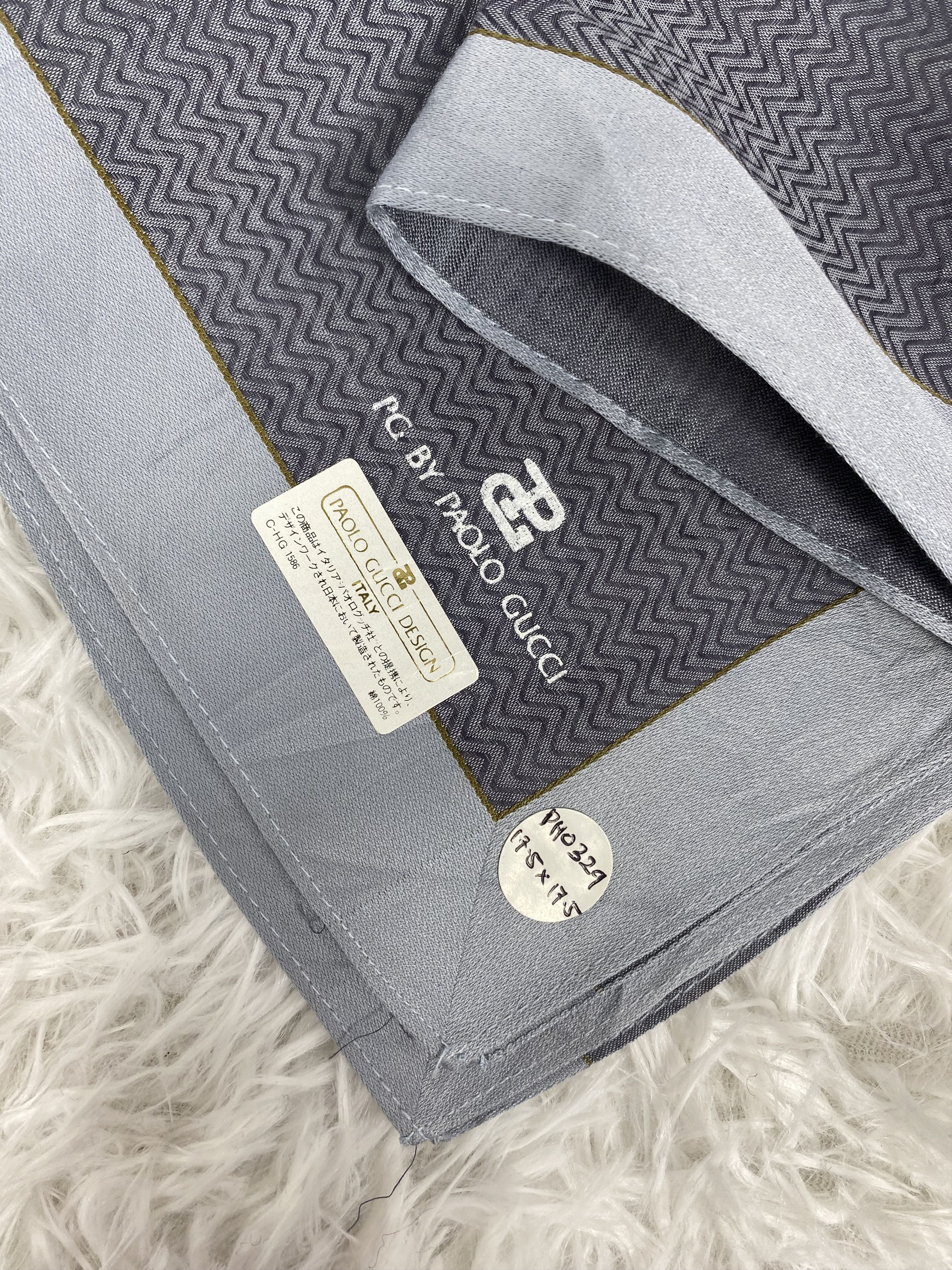 Paolo Gucci Vintage Paolo Gucci Handkerchief Neckerchief PH0329 Size ONE SIZE - 2 Thumbnail