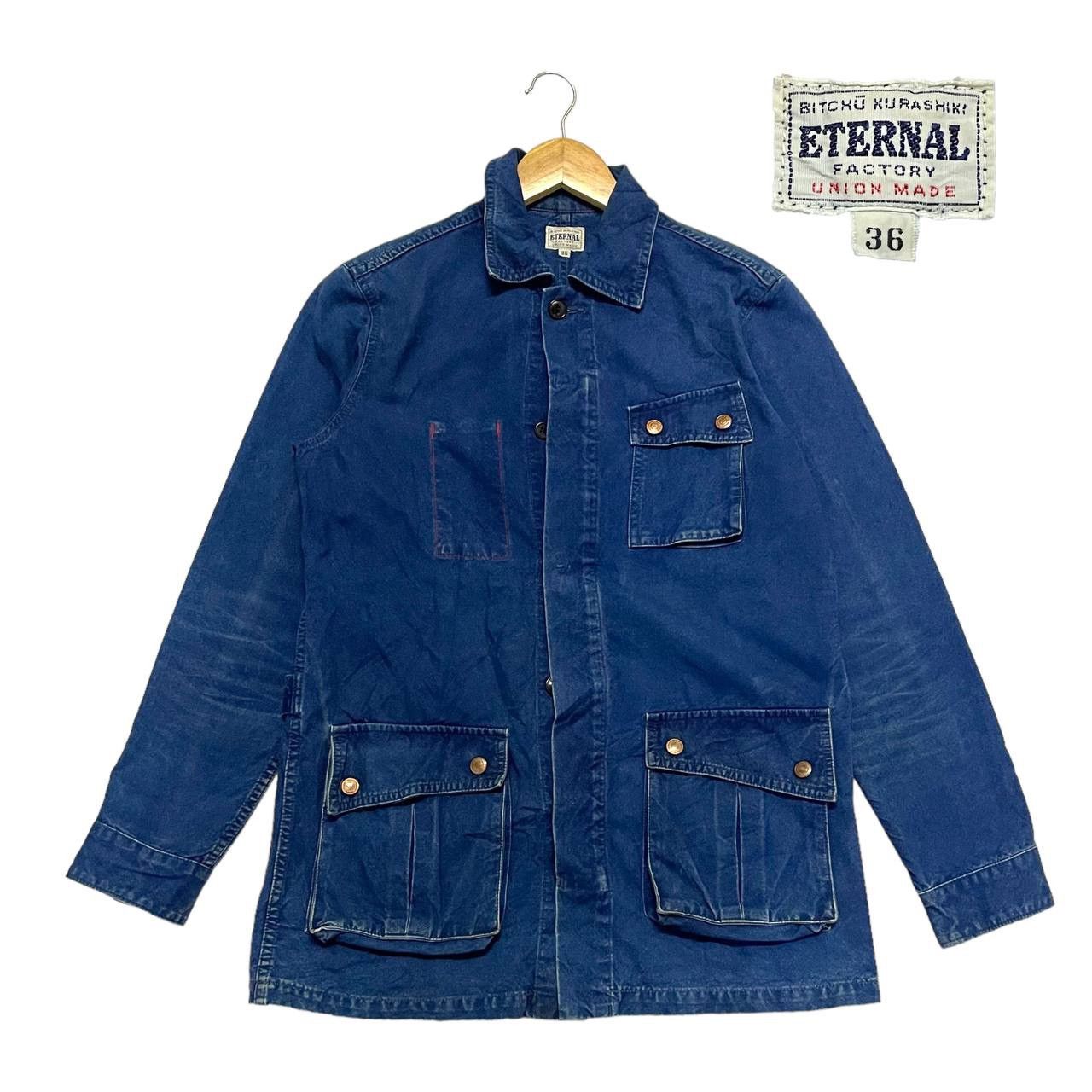 Eternal Bitchu Kurashiki Eternal Union Made Denime Workwear Jacket Size US S / EU 44-46 / 1 - 1 Thumbnail