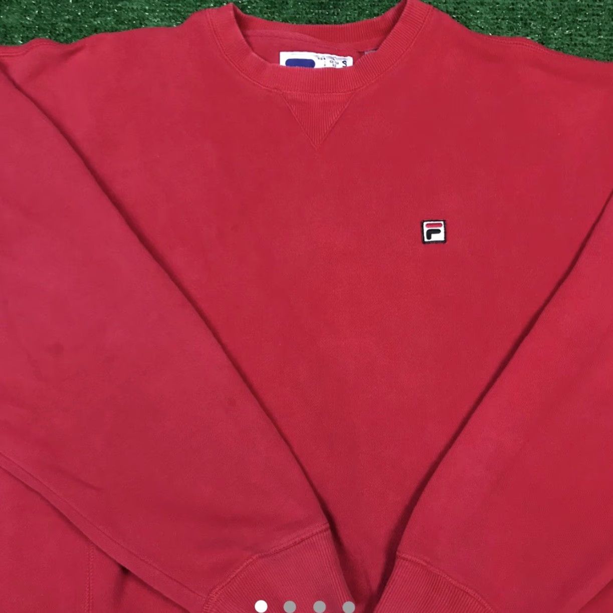 Fila VINTAGE FILA Embroidered Sweatshirt Adult Large Red Crew Neck Pullover Mens 90s Street Wear Size US L / EU 52-54 / 3 - 2 Thumbnail