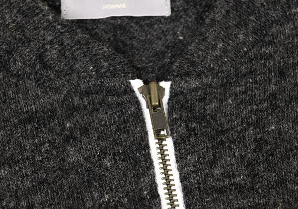 Comme des Garcons Homme Plus Sweater Bicolor zip-up knit blouson Size US M / EU 48-50 / 2 - 4 Thumbnail