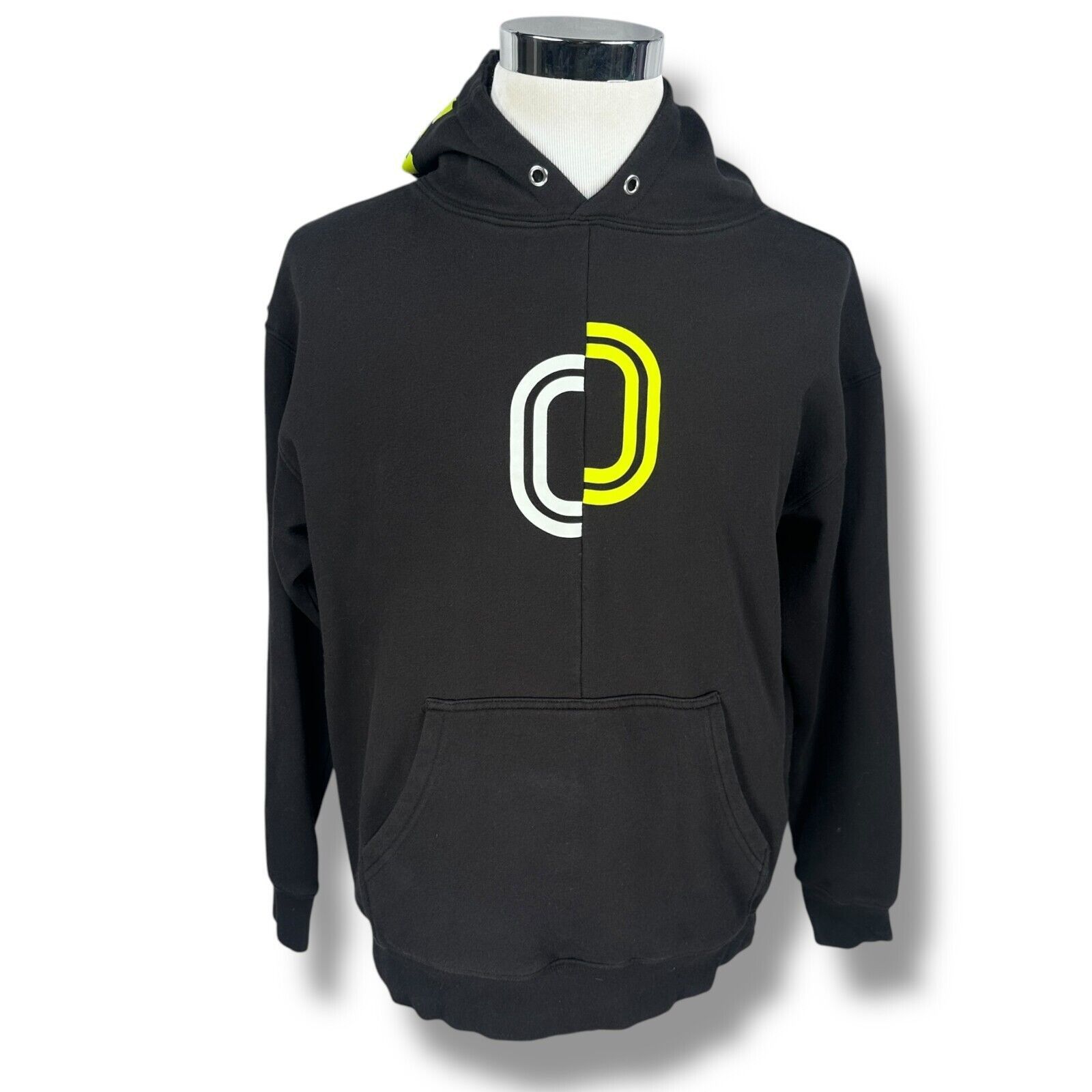 Other Overtime Split O Hoodie Mens Large Black Cotton Streetwear Size US L / EU 52-54 / 3 - 1 Thumbnail