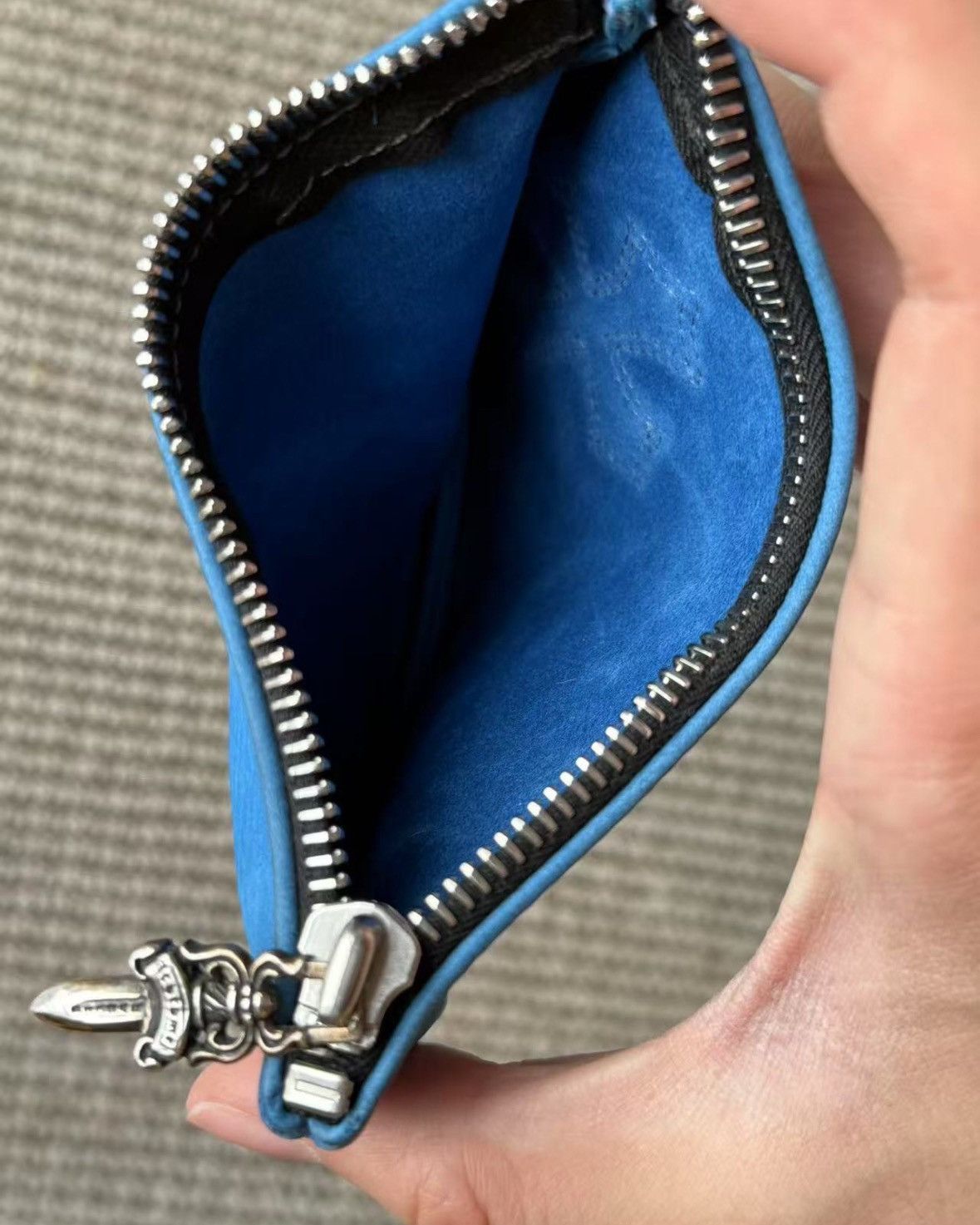 Chrome Hearts Blue cross patch cardholder wallet Size ONE SIZE - 3 Thumbnail
