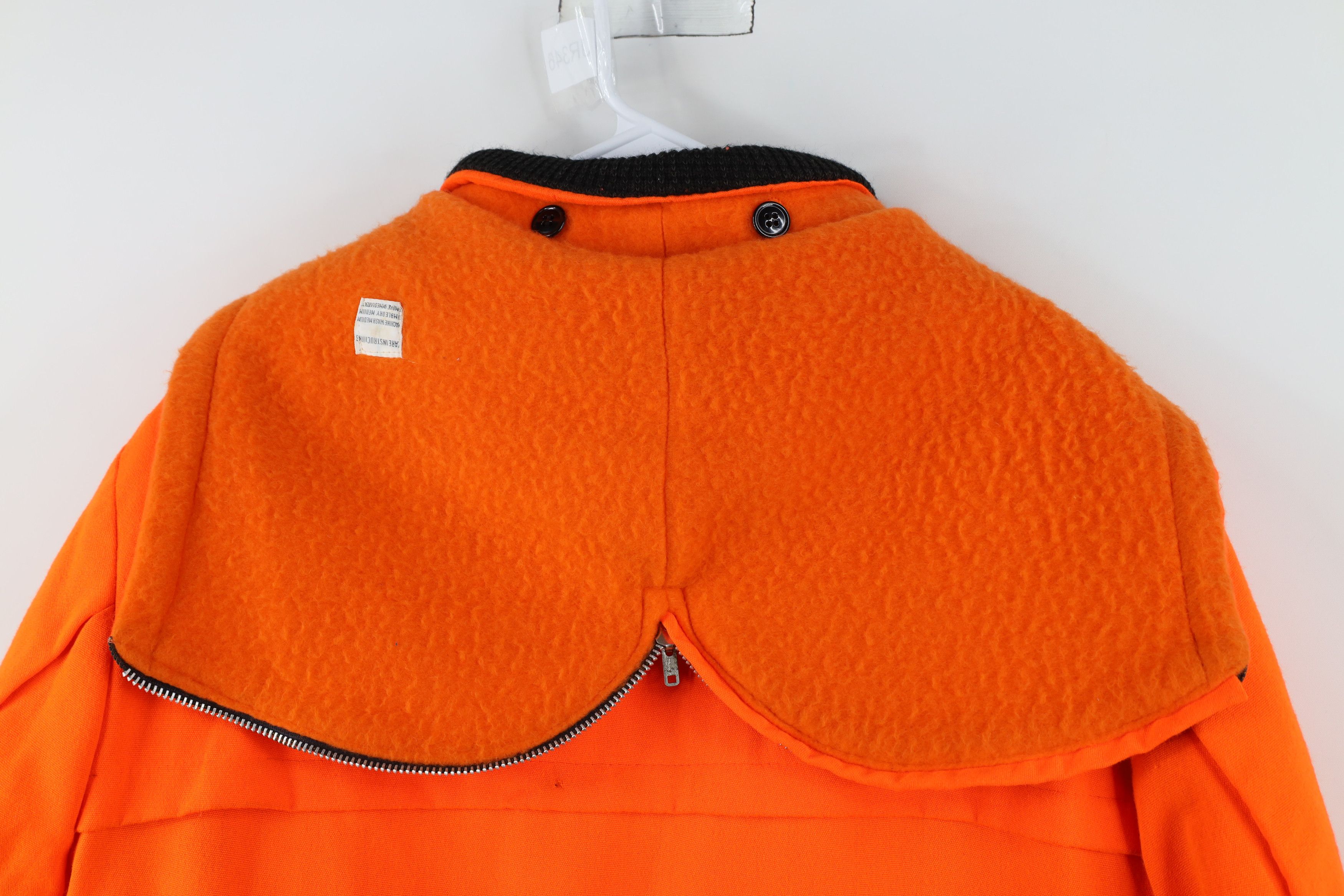 Vintage Vintage 70s Streetwear Hunting Birding Jacket Orange USA Size US XXL / EU 58 / 5 - 13 Thumbnail