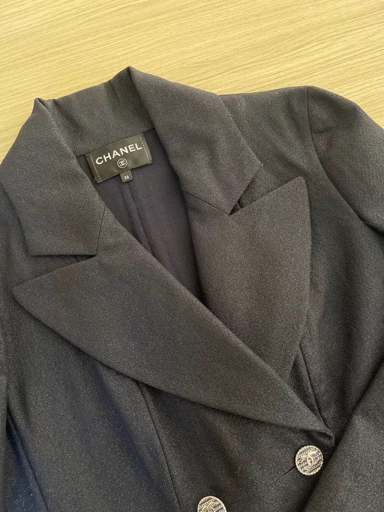 Chanel Chanel Cruise series black glitter jacket Size XS / US 0-2 / IT 36-38 - 4 Thumbnail