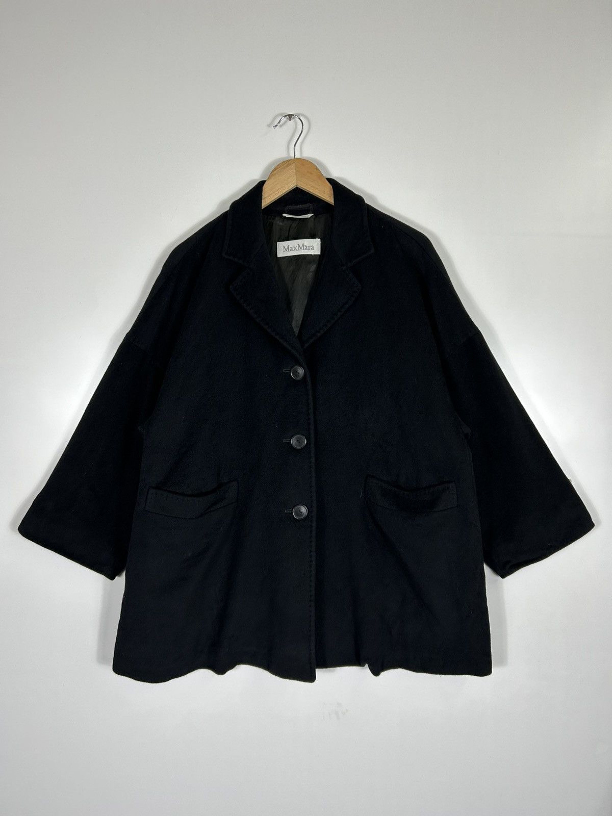 Max Mara 🔥Max Mara Wool Cashmere Baggy Coat Jacket Size S / US 4 / IT 40 - 1 Thumbnail