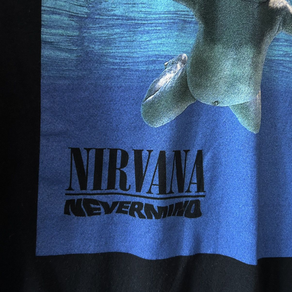 Nirvana Vintage Nirvana Nevermind bIg Graphic Logo rock band tee Size US M / EU 48-50 / 2 - 3 Thumbnail