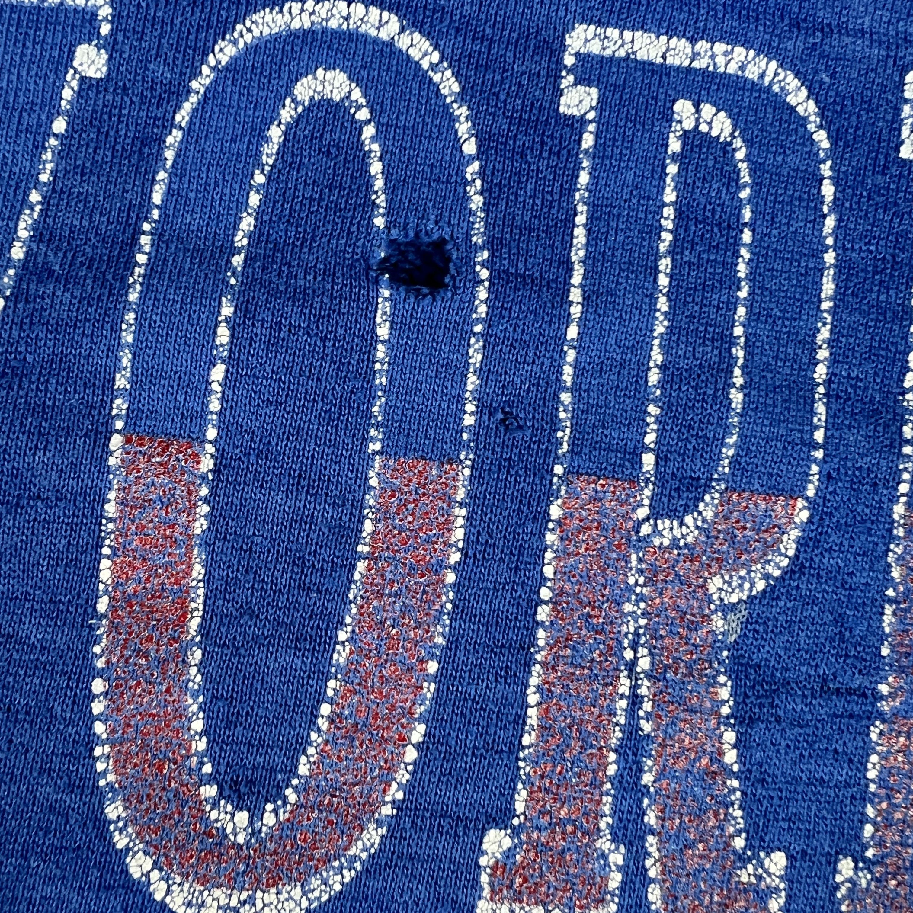 NFL × Vintage VTG 90s New York Giants Sweatshirt Faded Thrashed Crewneck Size US L / EU 52-54 / 3 - 2 Thumbnail