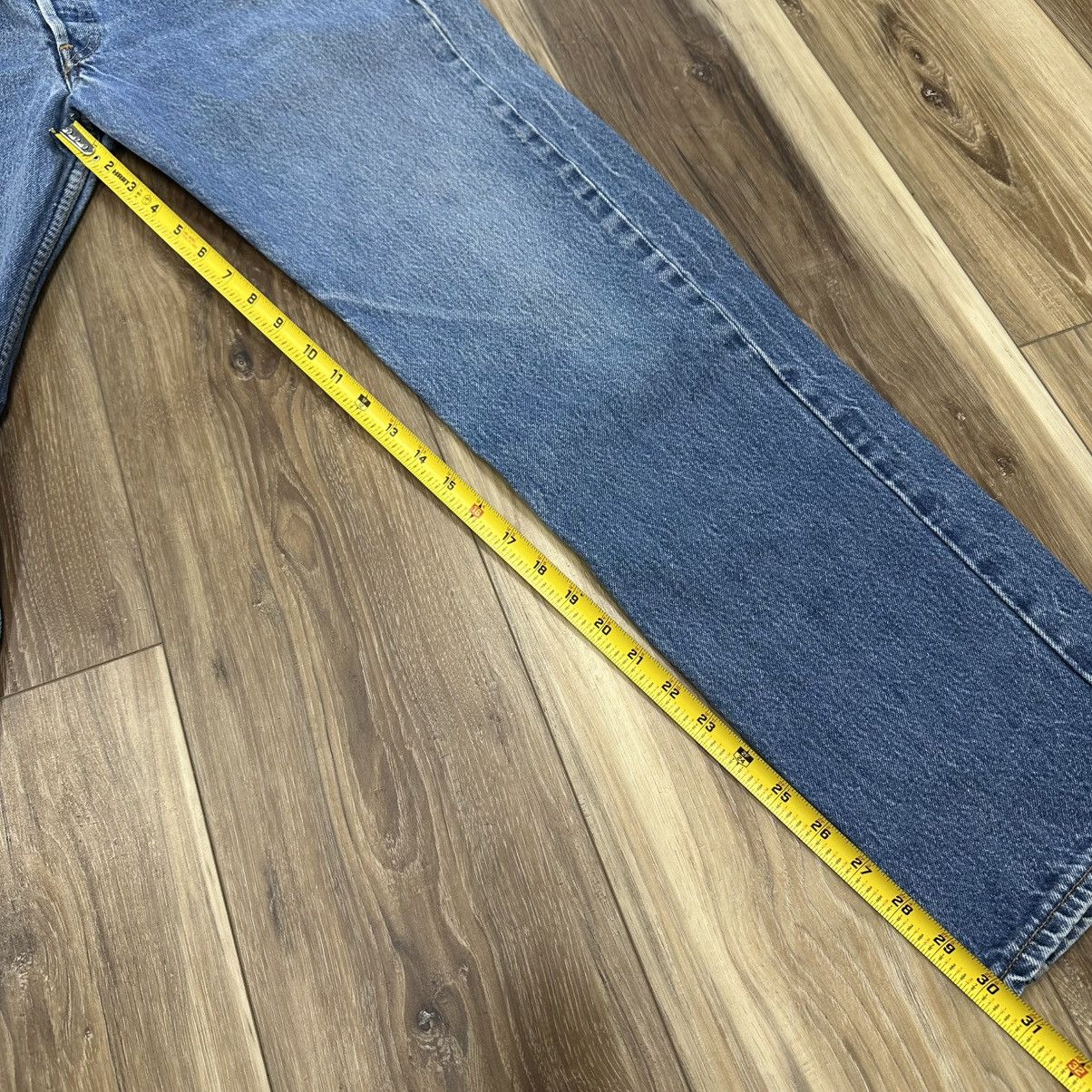 Levi's Vtg 90s Levi’s 501xx STF Jeans USA Tag 35x36 (Actual 32x31) Size US 32 / EU 48 - 11 Thumbnail