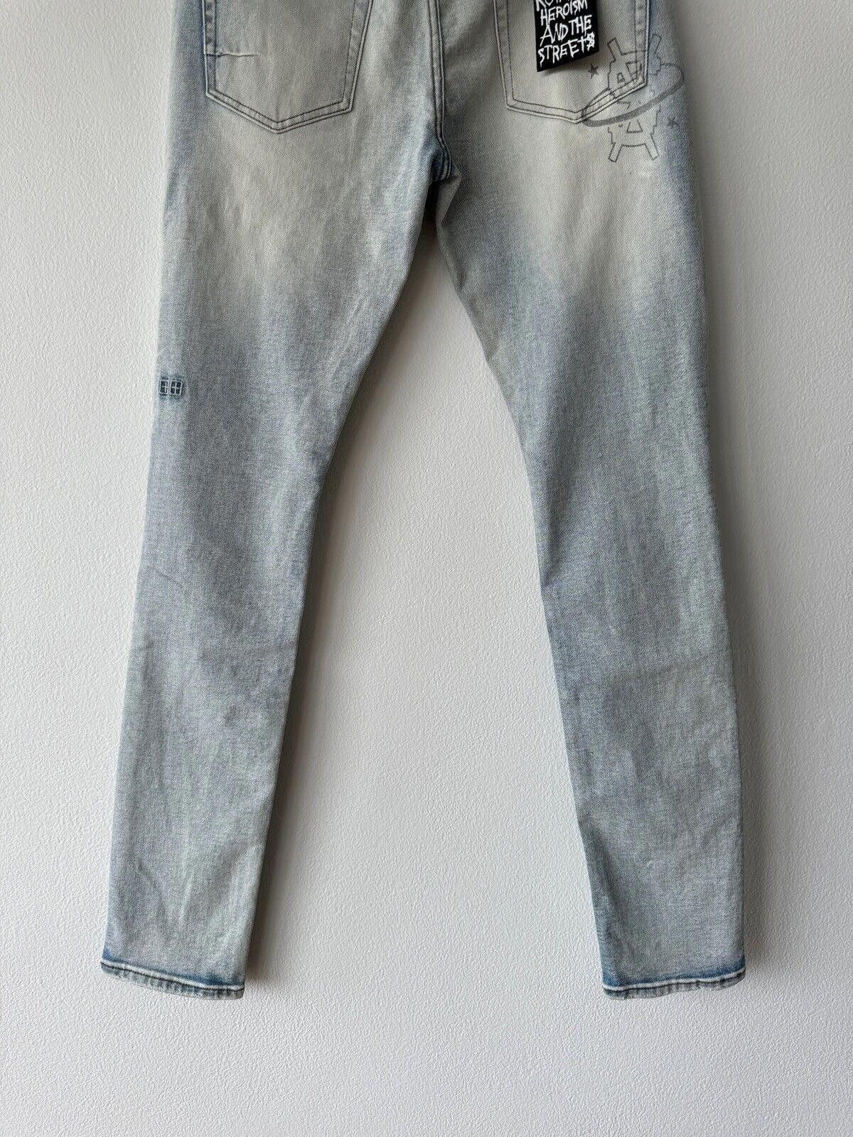 Ksubi Ksubi mens denim jean van winkle 32 blue globe cycle Size US 32 / EU 48 - 7 Thumbnail