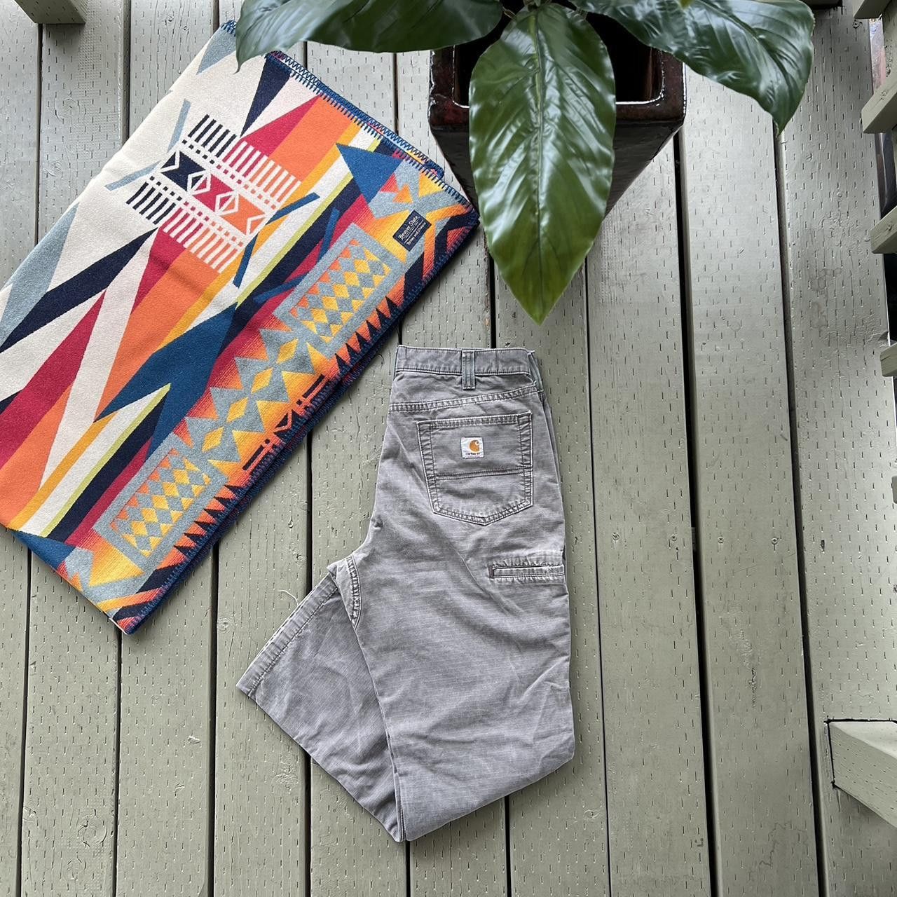 Carhartt Carhartt Pants Gray Relaxed Fit Workwear Double Knee Durable Size US 32 / EU 48 - 1 Thumbnail