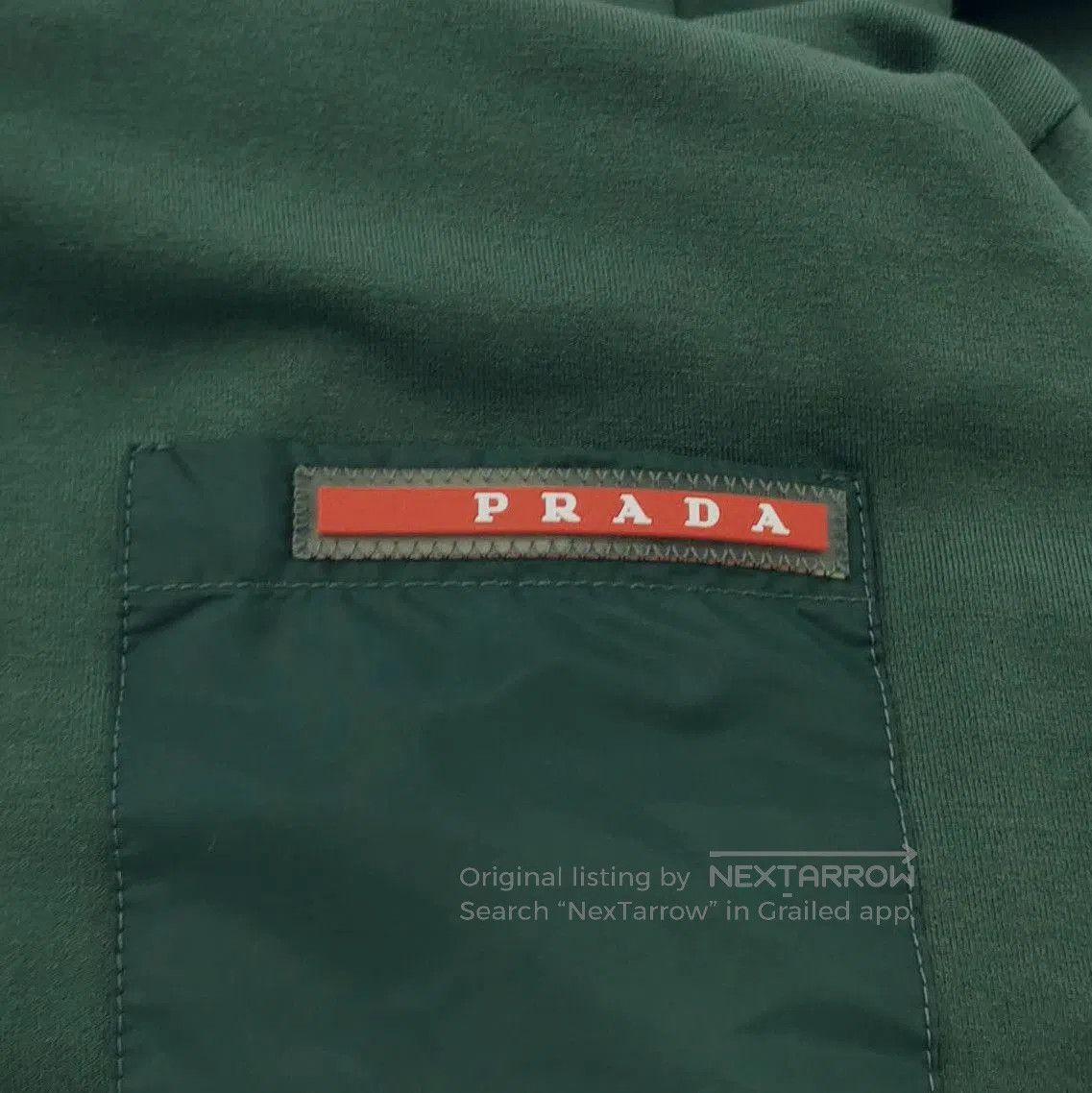 Prada Prada Logo Long Sleeve Polo Shirt . Size XL / US 12-14 / IT 48-50 - 3 Thumbnail
