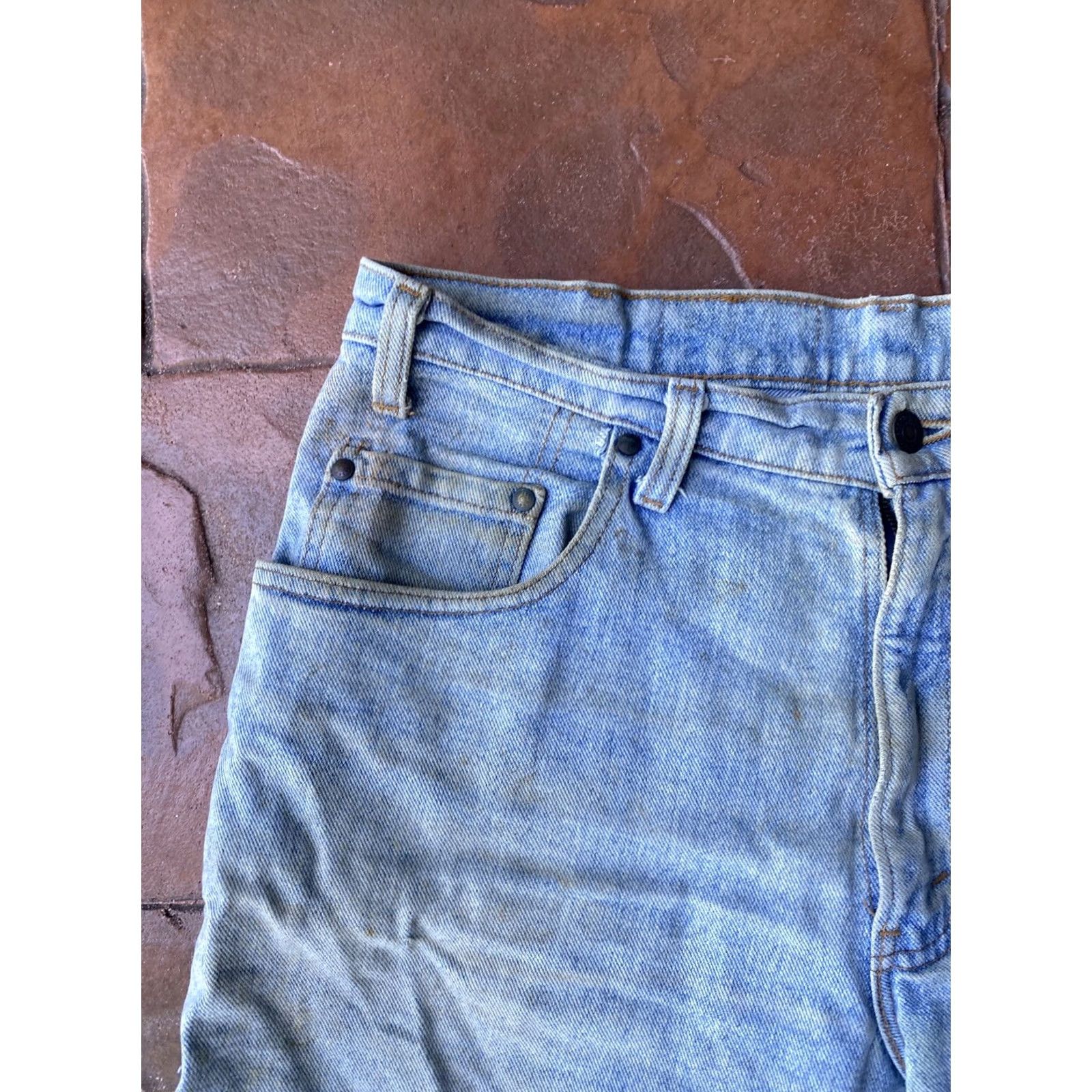 Levi's VINTAGE Levi's 545 Gold Tab Denim Jean Shorts Mens 34 Loose Fit Blue 90s USA Mens Size US 34 / EU 50 - 7 Thumbnail