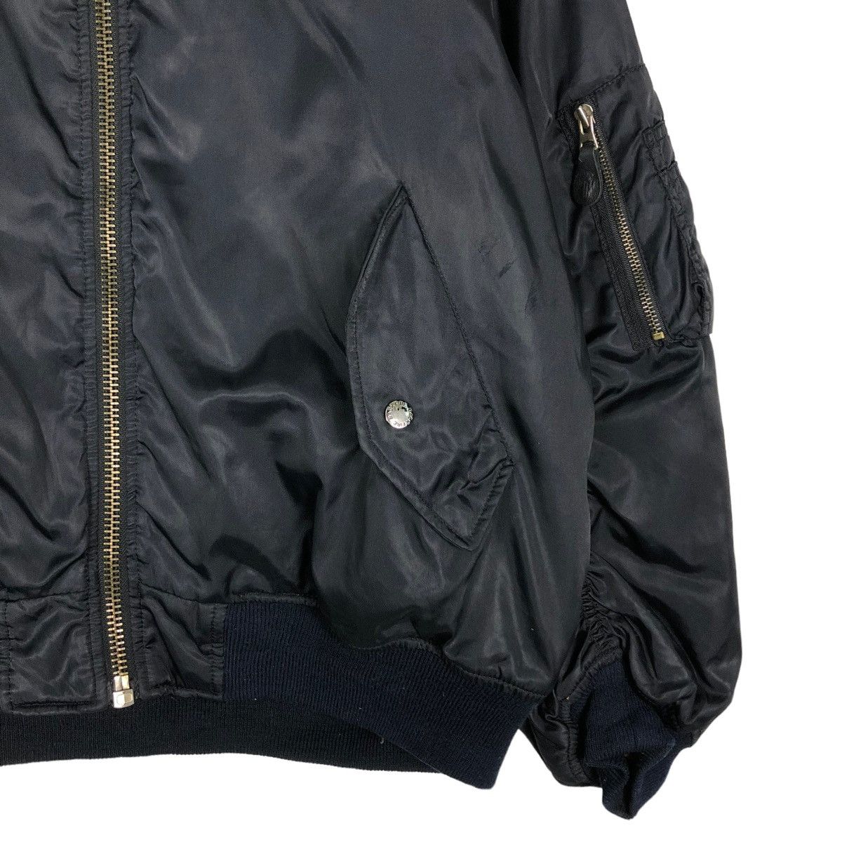 Japanese Brand 🔥RIOT RIOT AIR FORCE FLY BOMBER JACKET MIKITARY BIG LOGO Size US M / EU 48-50 / 2 - 9 Thumbnail