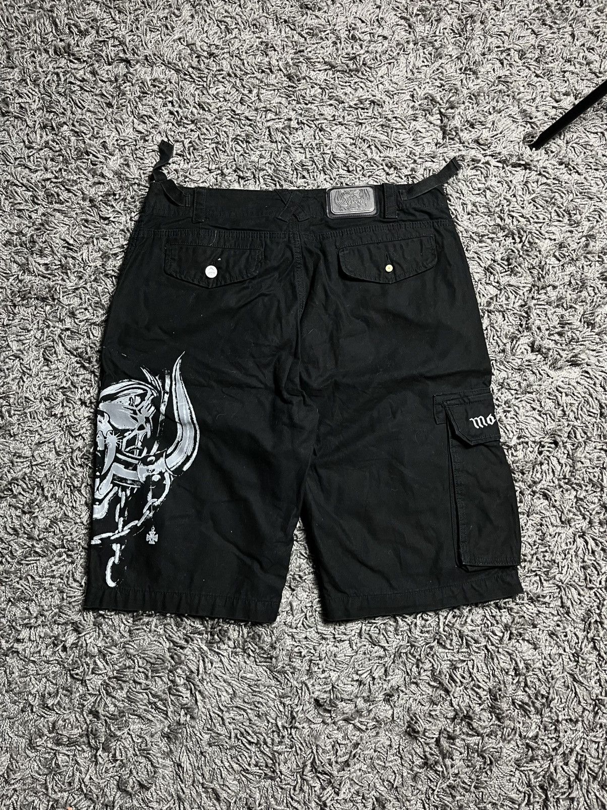 Vintage Motörhead Snaggletooth Graphic Cargo Shorts - EMP Exclusive Size US 33 - 4 Thumbnail