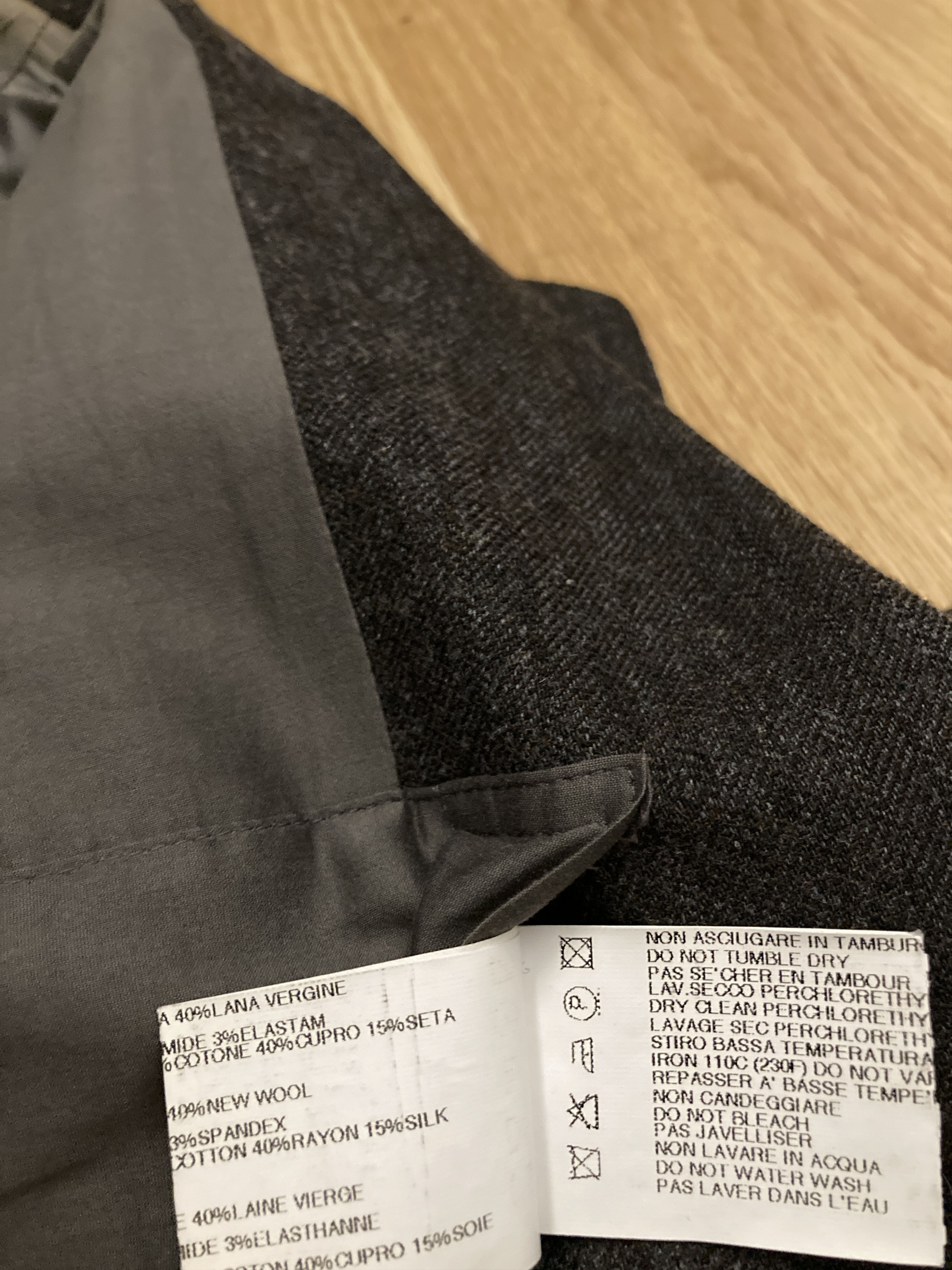 Rick Owens F/W 10 "GLEAM" Runway Wool & Viscose Suit Rick Owens Size US M / EU 48-50 / 2 - 15 Thumbnail