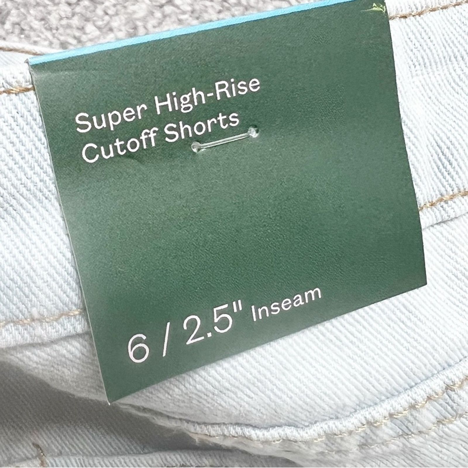 Target Basics New with Tags Wild Fable Women’s Super High Rise Jean Shorts Size 28" / US 6 / IT 42 - 12 Thumbnail