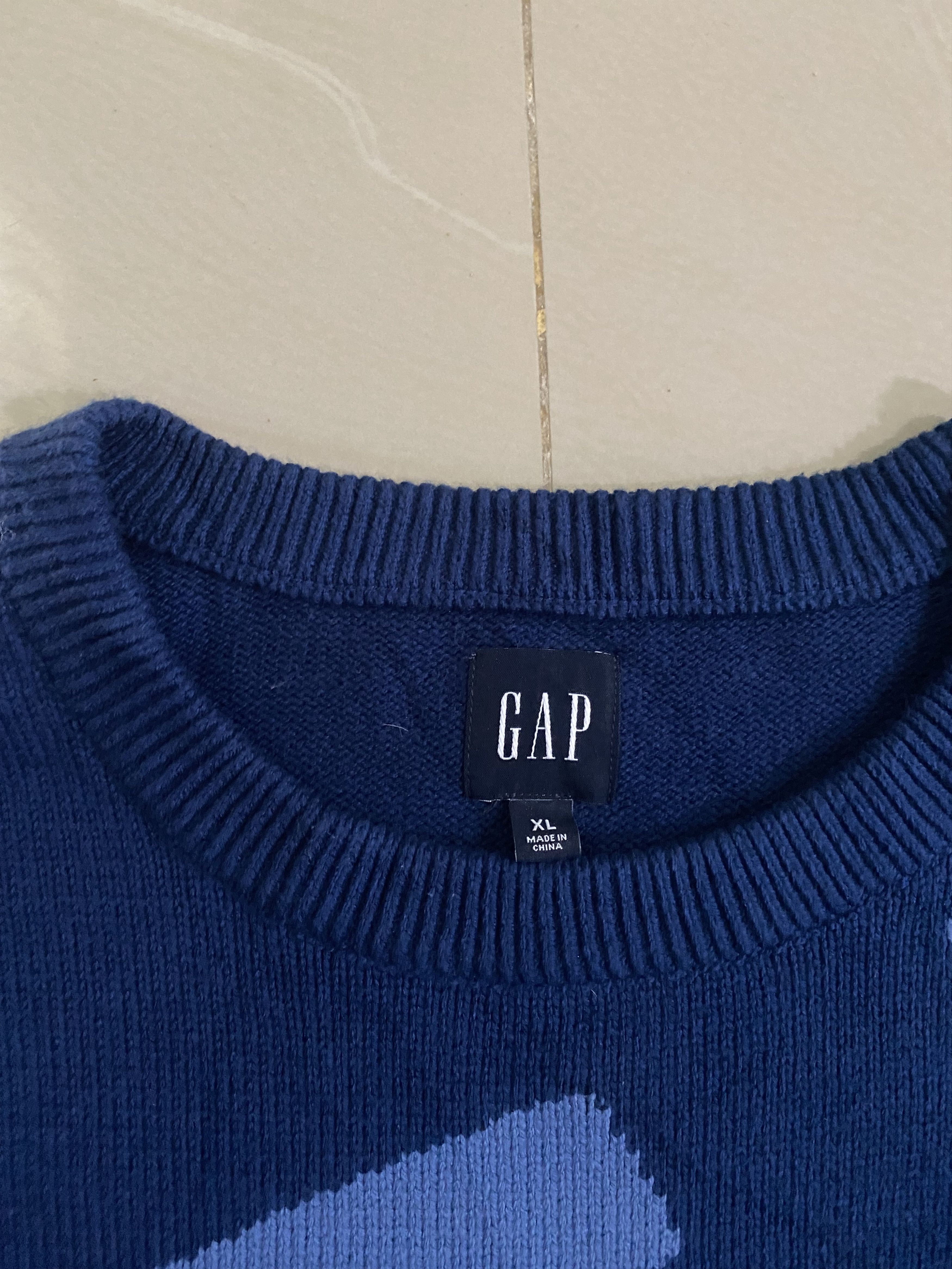 Gap × Homespun Knitwear × Vintage Vintage Gap Knitwear Big Logo Big Size Size US XL / EU 56 / 4 - 3 Thumbnail