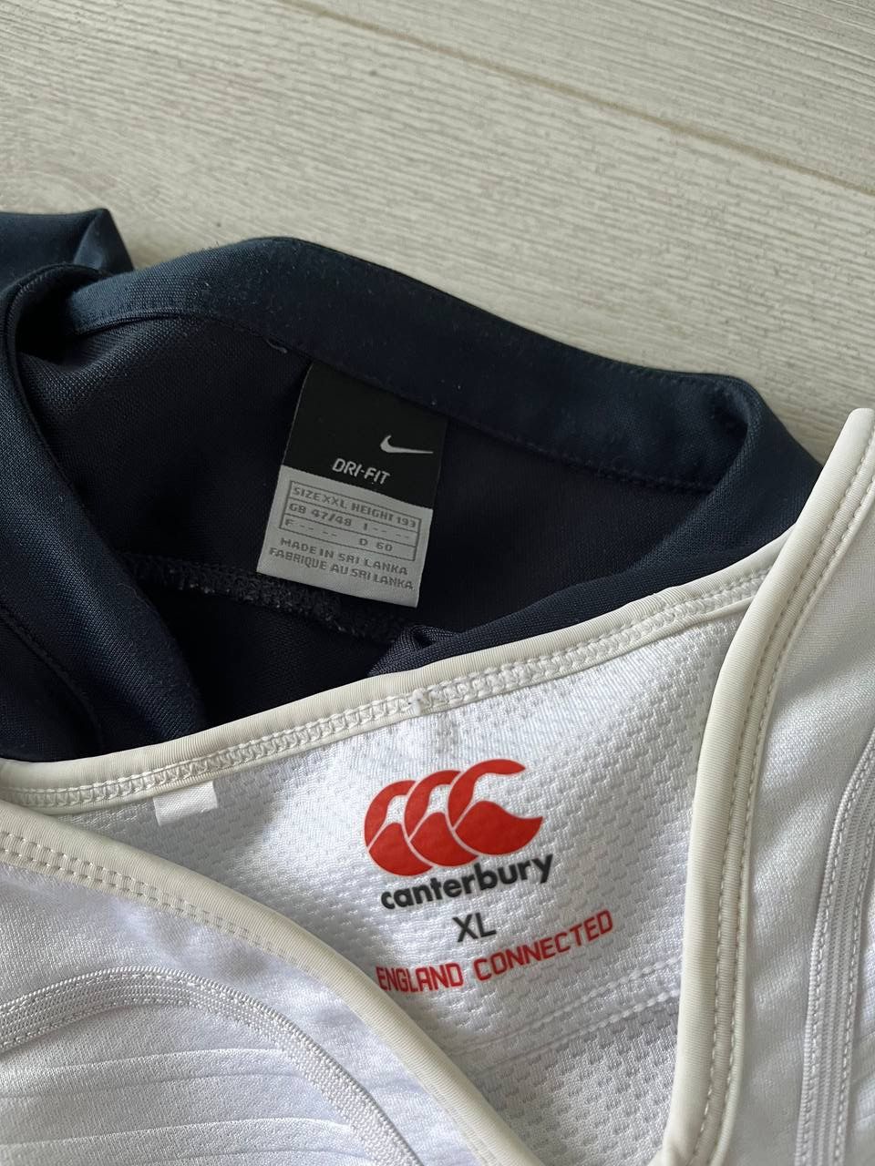 Canterbury of New Zealand × Nike 2x Vintage England Rugby Nike Canterbury Y2K Jersey T Shirt Size US XL / EU 56 / 4 - 4 Thumbnail