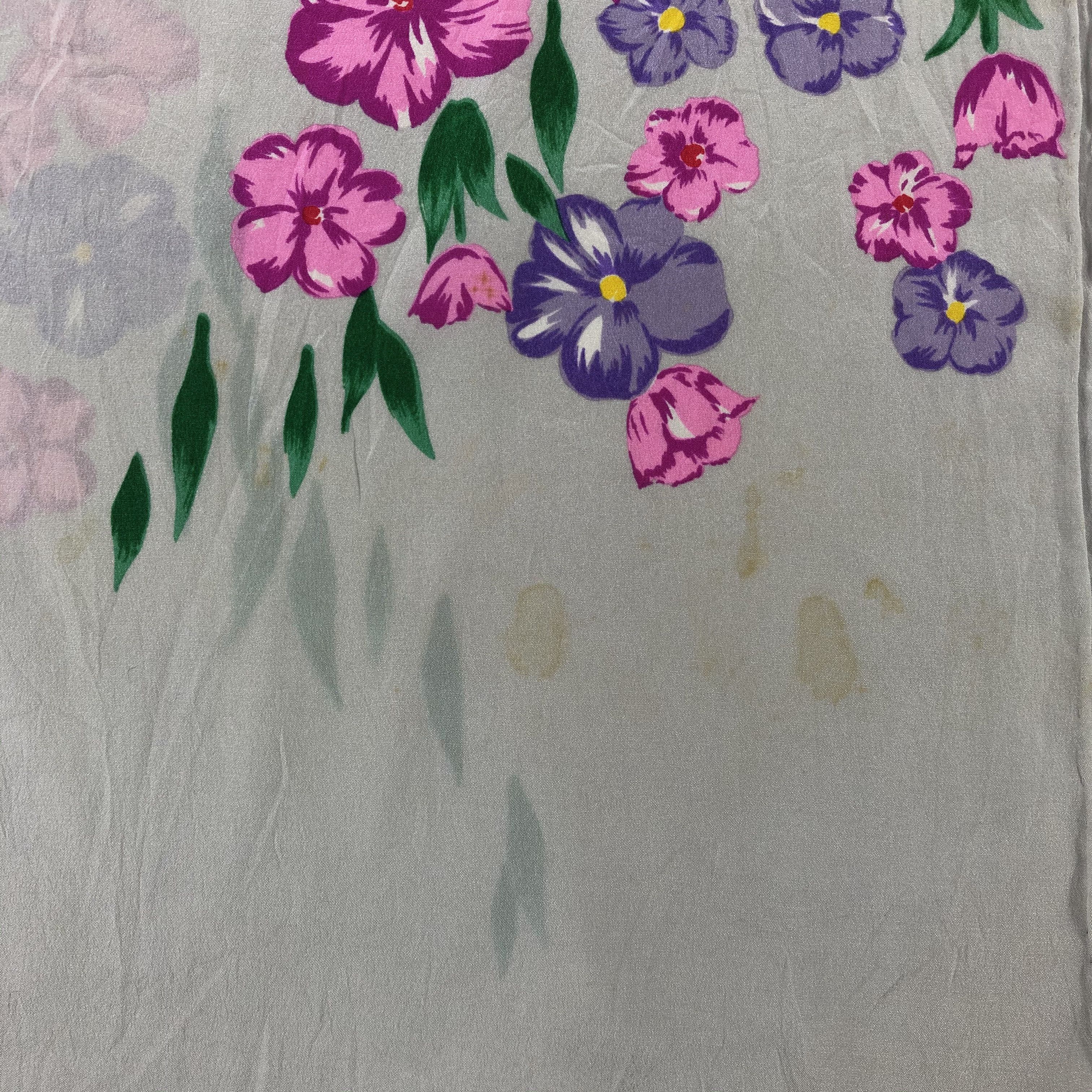 Hanae Mori Vintage Hanae Mori Silk Scarf Size ONE SIZE - 14 Thumbnail
