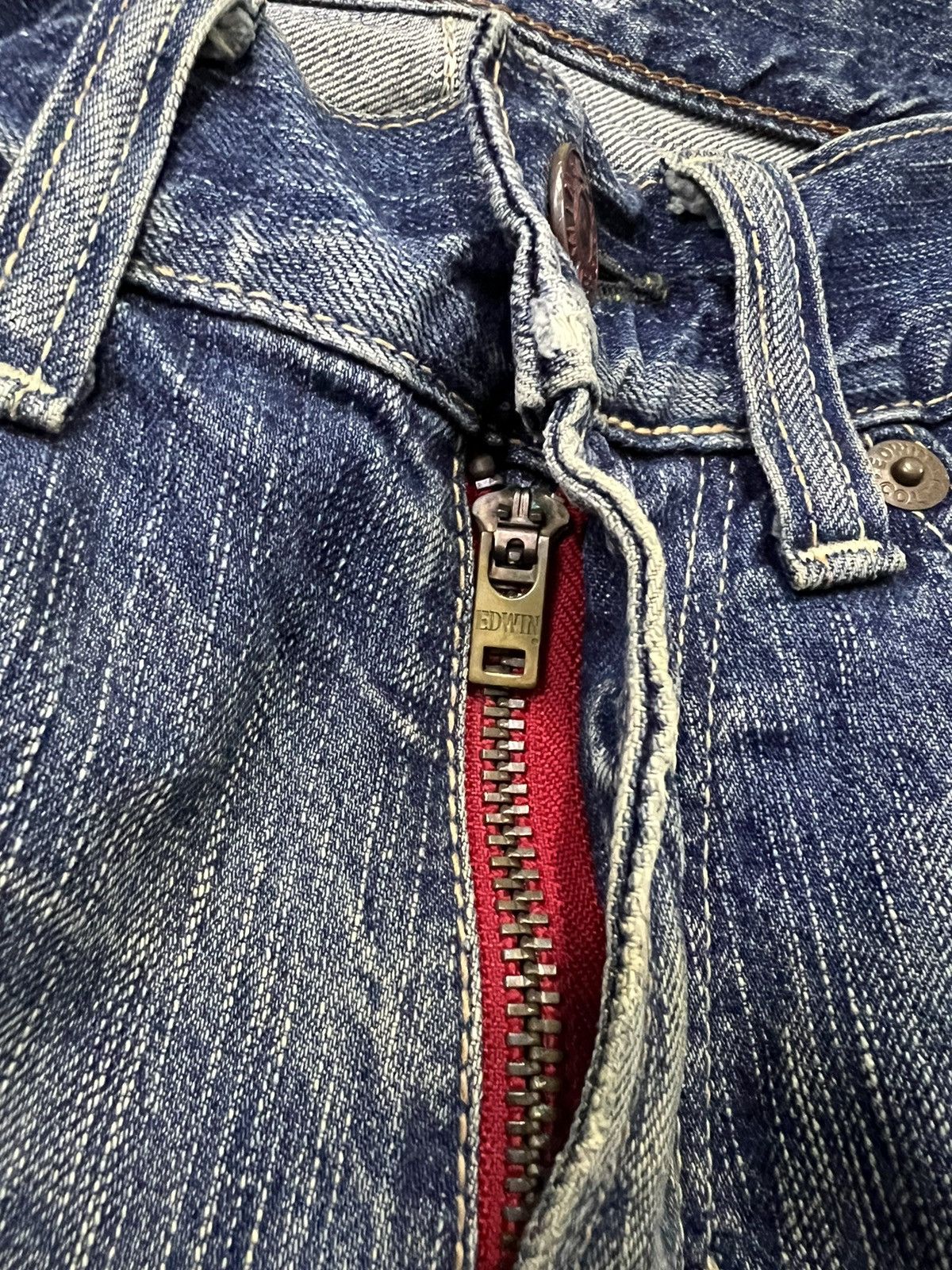 Edwin × Japanese Brand × Vintage VINTAGE EDWIN 503 BLUE TRIP JAPAN Size US 30 / EU 46 - 9 Thumbnail