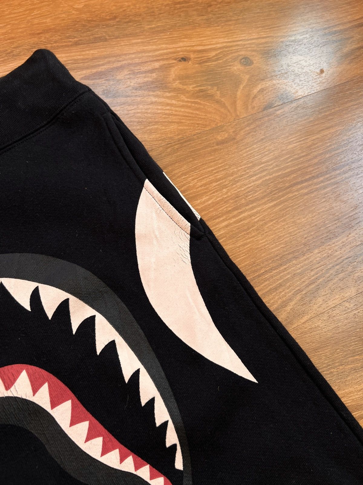 Bape Rare Bape x Black Scale BLVCK Shark Joggers / Sweatpants Size US 28 / EU 44 - 10 Thumbnail