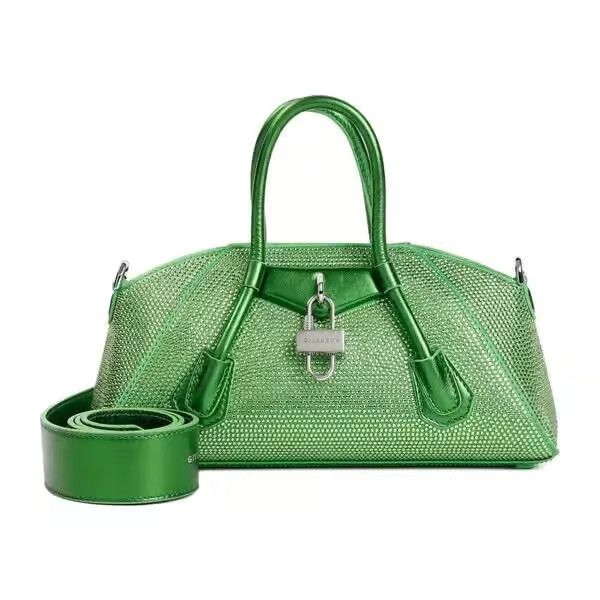 Givenchy o1w1db10325 Size: OS/Antigona Stretch Mini Bag in Green Size ONE SIZE - 1 Thumbnail