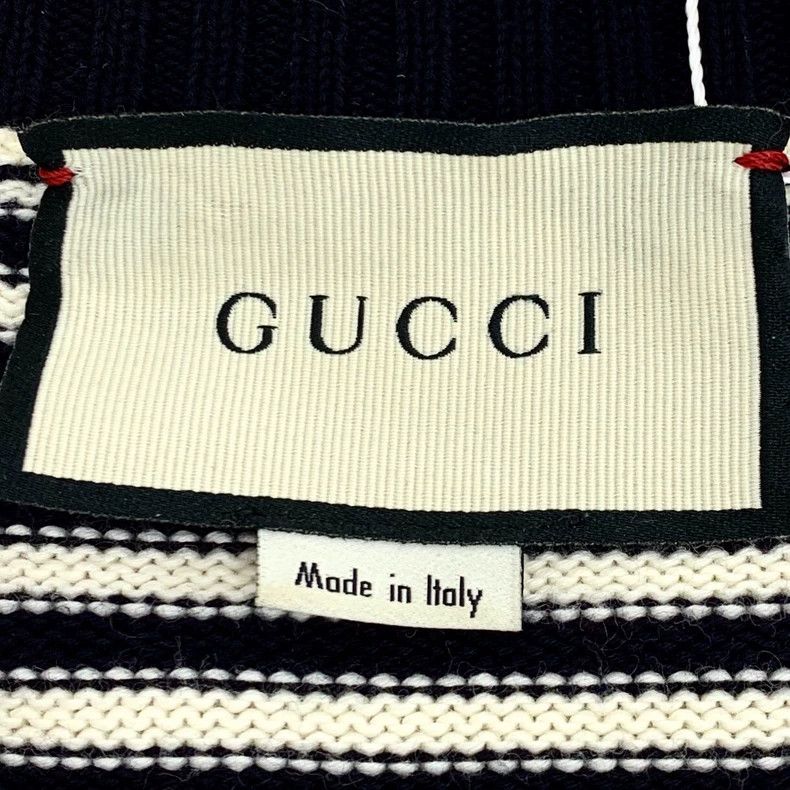 Gucci Gucci Color-matched striped logo jacquart full-print cotto Size US M / EU 48-50 / 2 - 5 Thumbnail